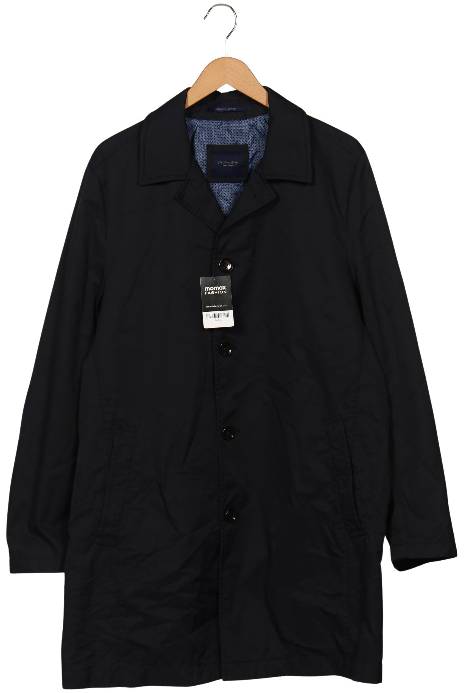 Thumbnail - Christian Berg Herren Mantel, marineblau, Gr. 56