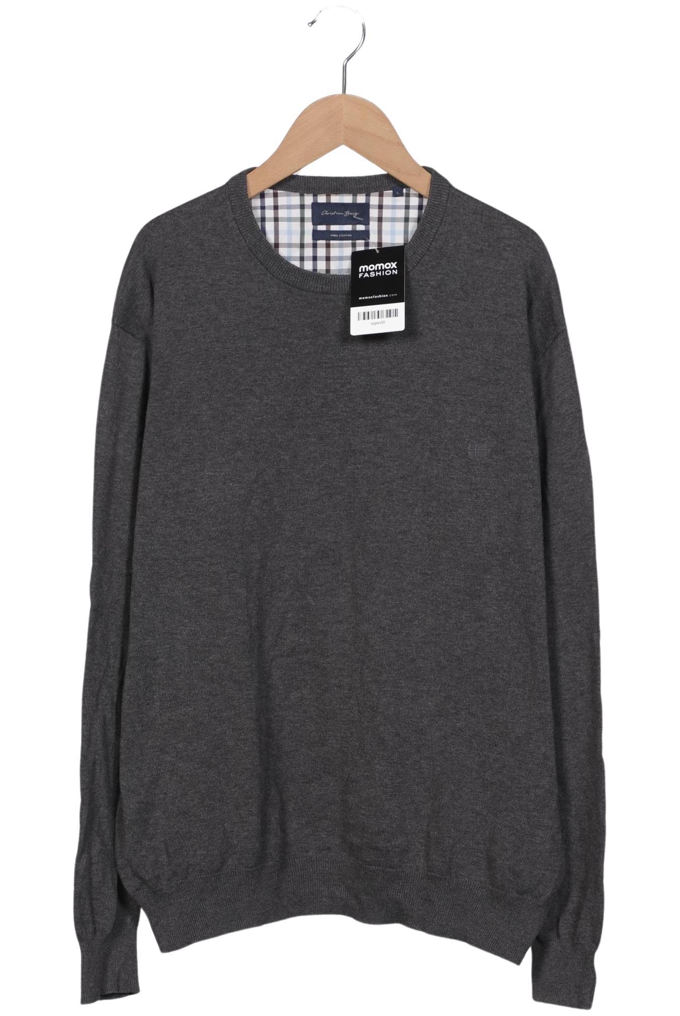 

Christian Berg Herren Pullover, grau, Gr. 52