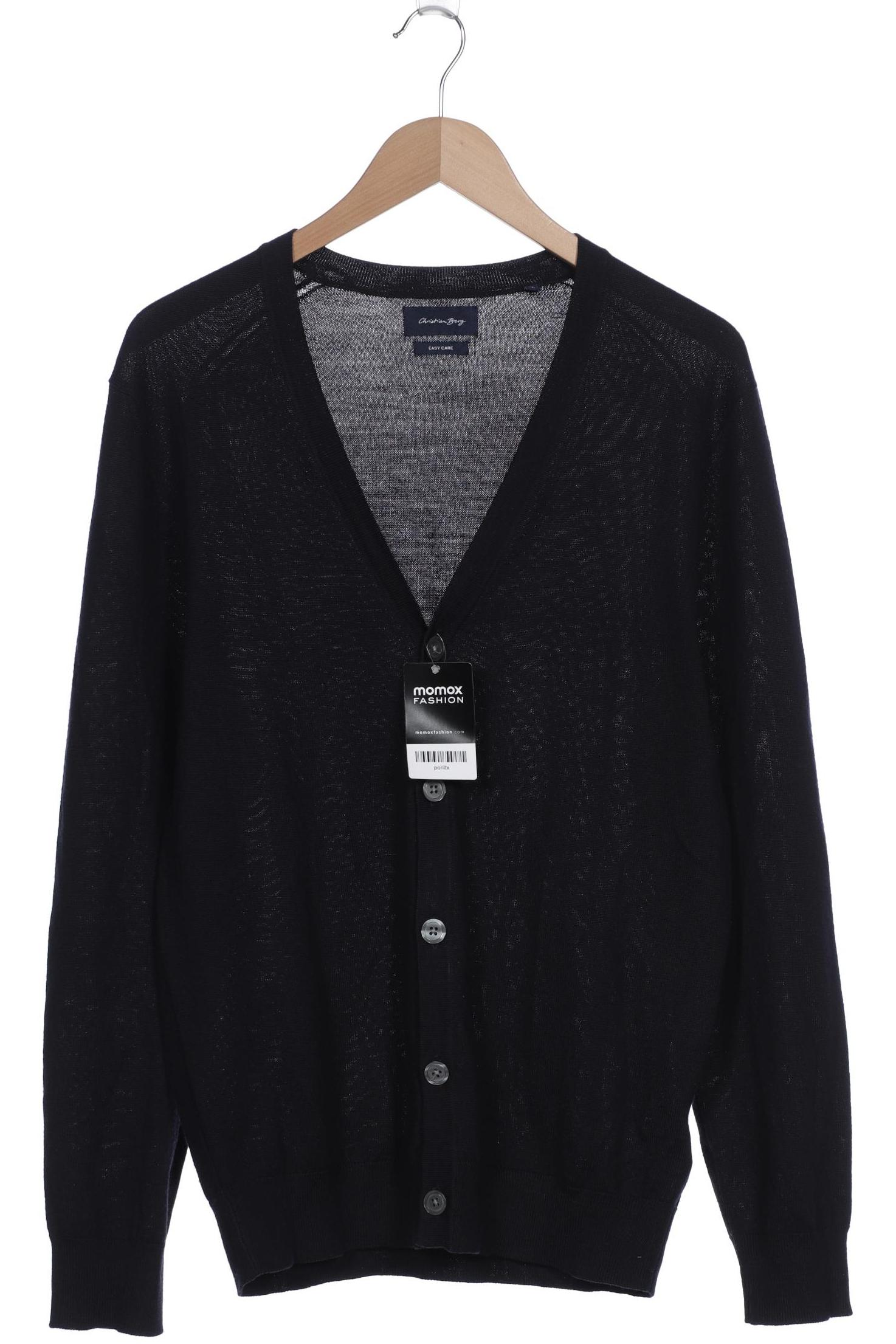 

Christian Berg Herren Strickjacke, marineblau, Gr. 52