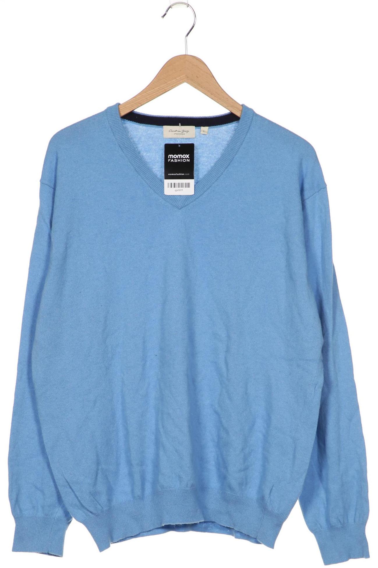 

Christian Berg Herren Pullover, hellblau, Gr. 52