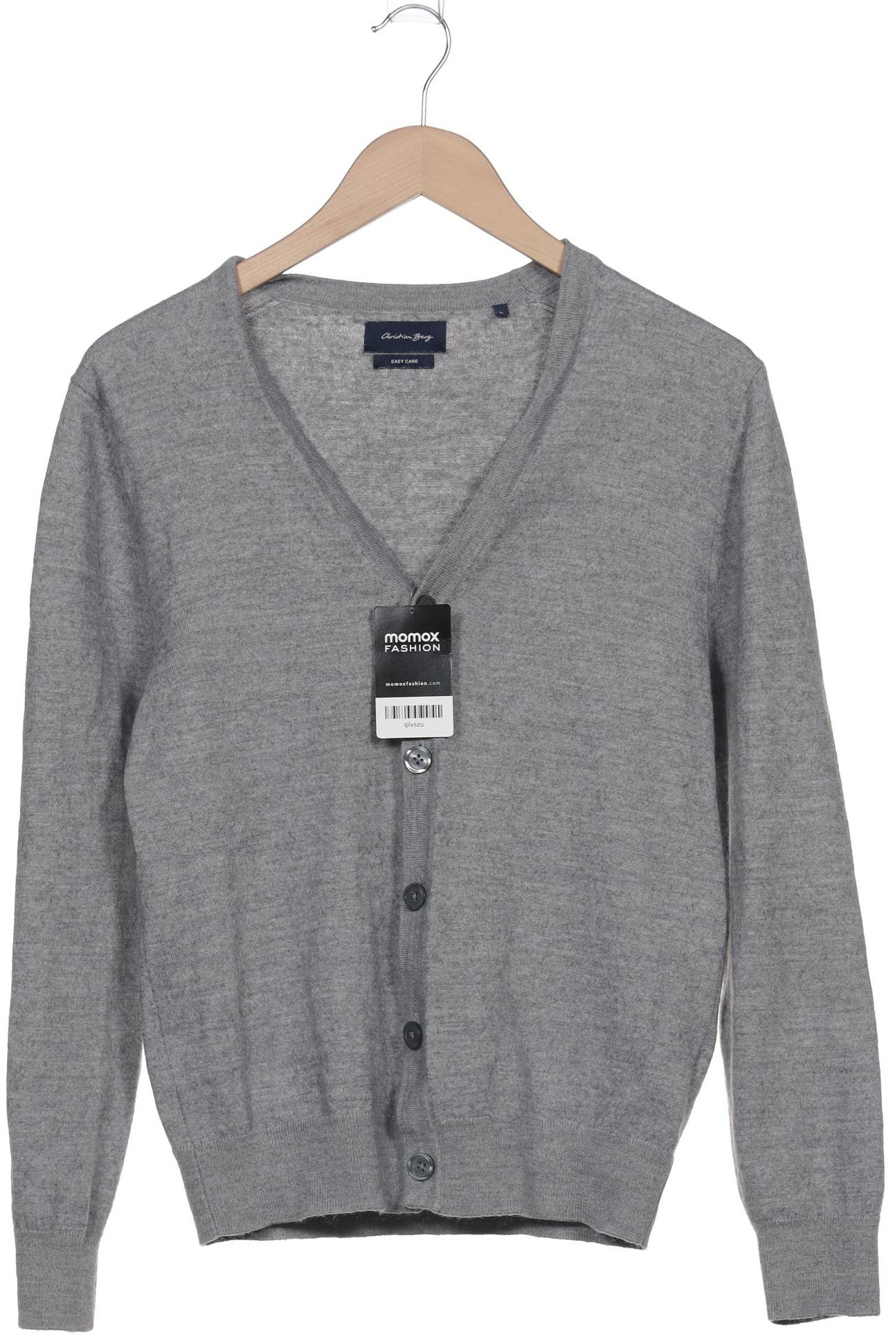 

Christian Berg Herren Strickjacke, grau, Gr. 52