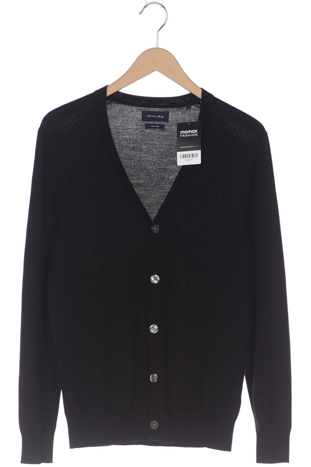 Thumbnail - Christian Berg Herren Strickjacke, schwarz, Gr. 48