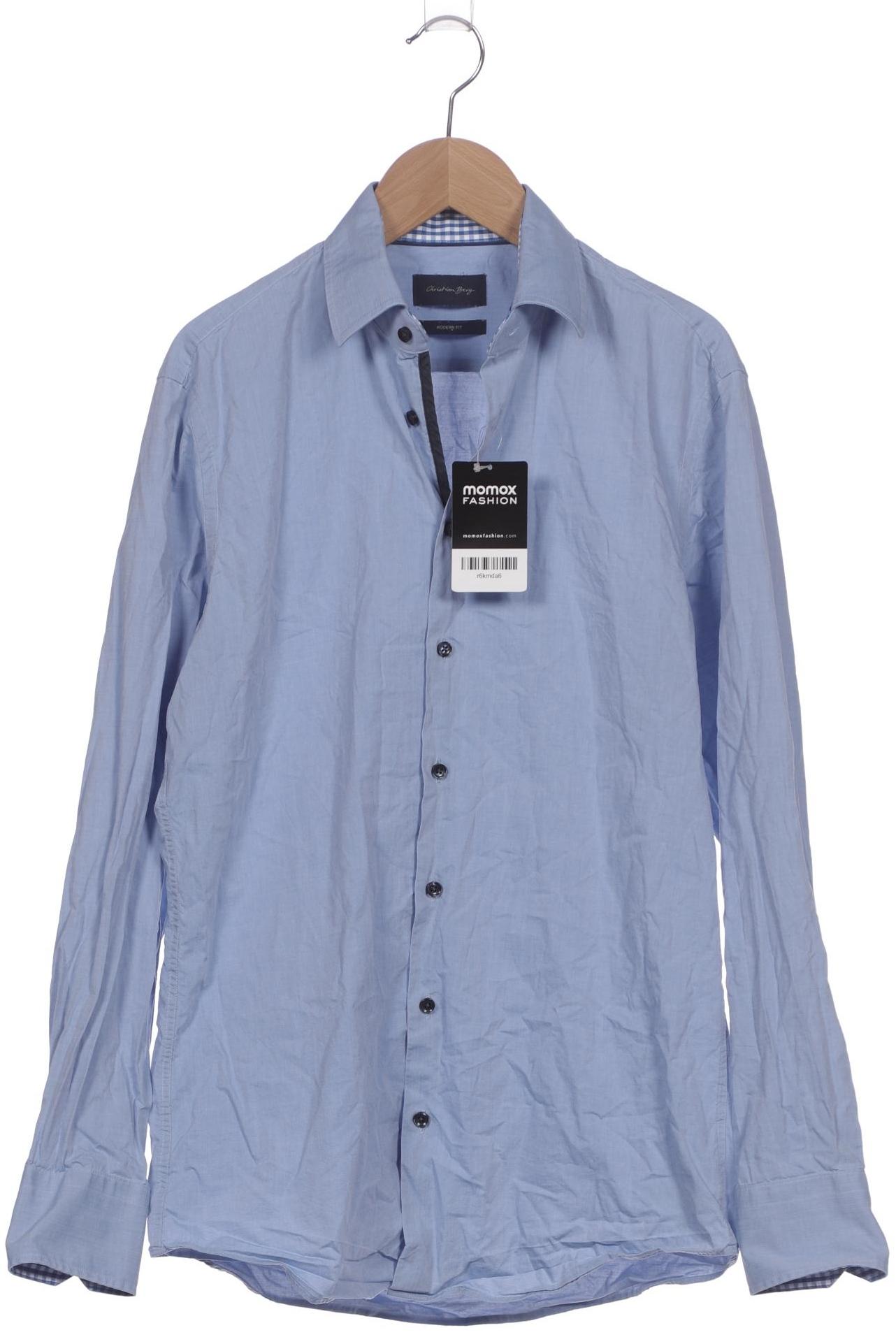 

Christian Berg Herren Hemd, blau, Gr. 46