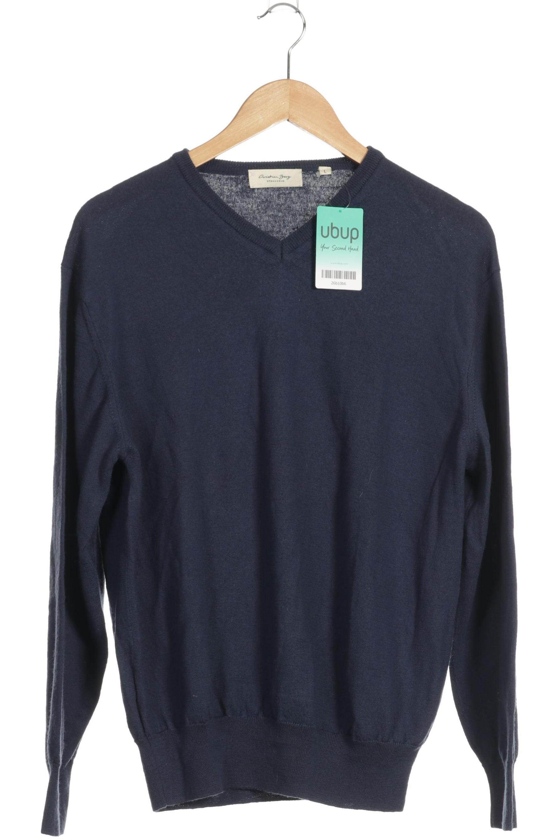 

Christian Berg Herren Pullover, blau, Gr. 52