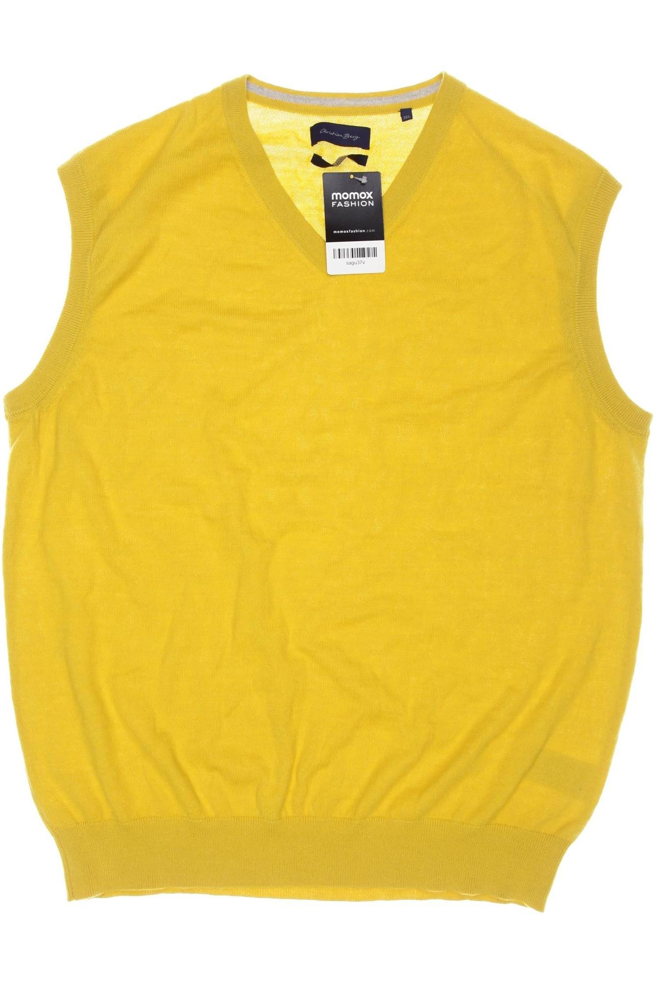 

Christian Berg Herren Pullover, gelb, Gr. 58