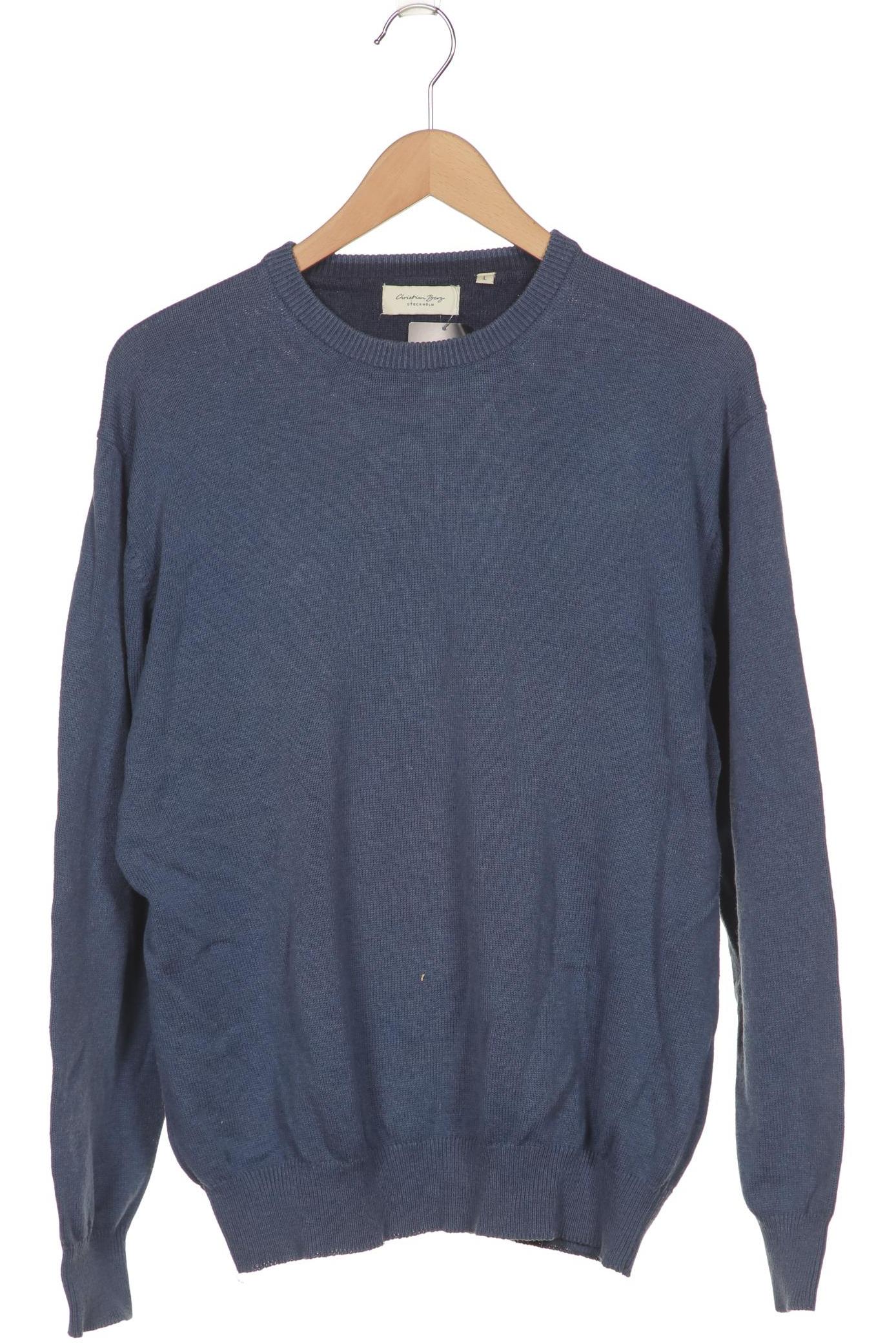 

Christian Berg Herren Pullover, marineblau