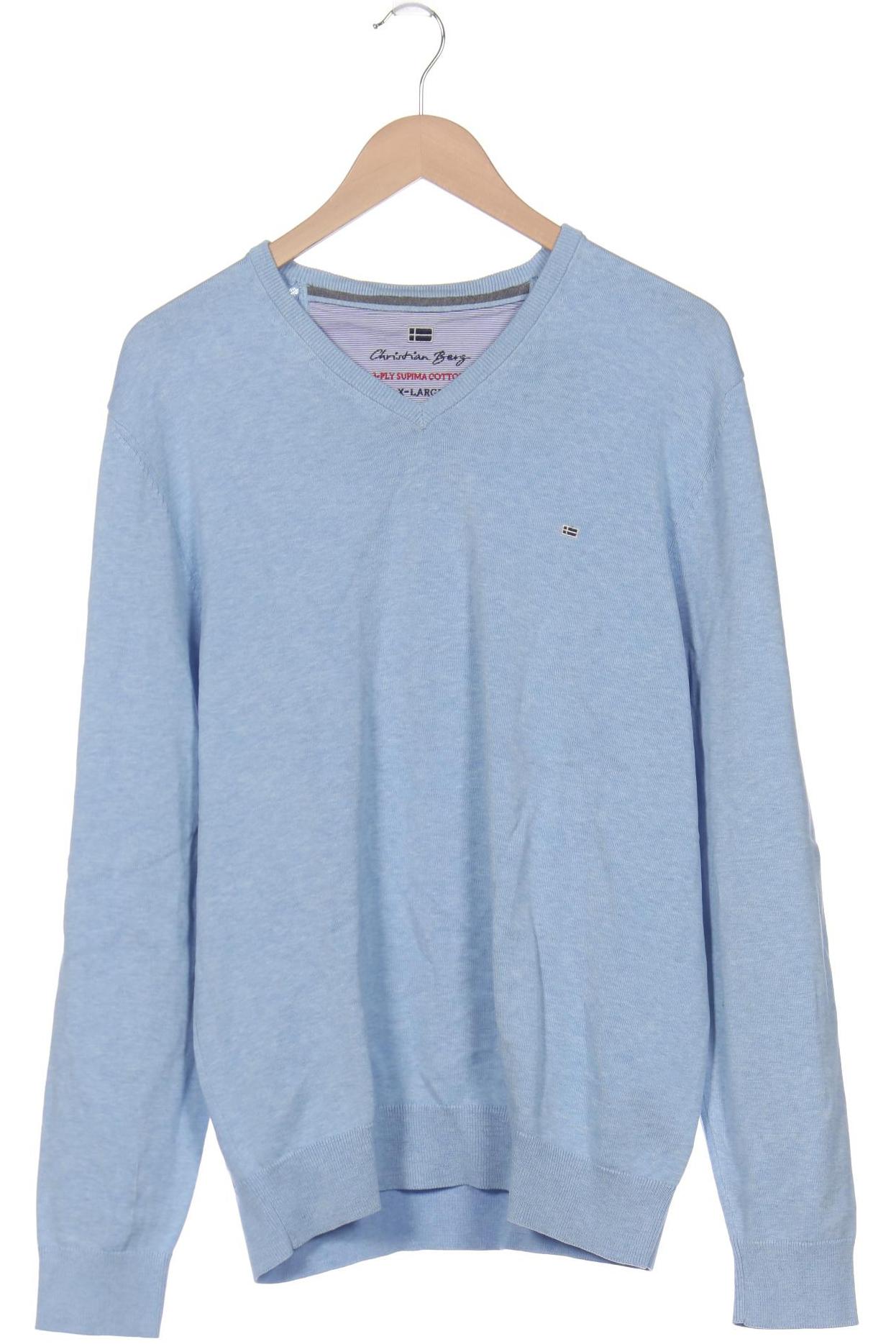 

Christian Berg Herren Pullover, blau, Gr. 54