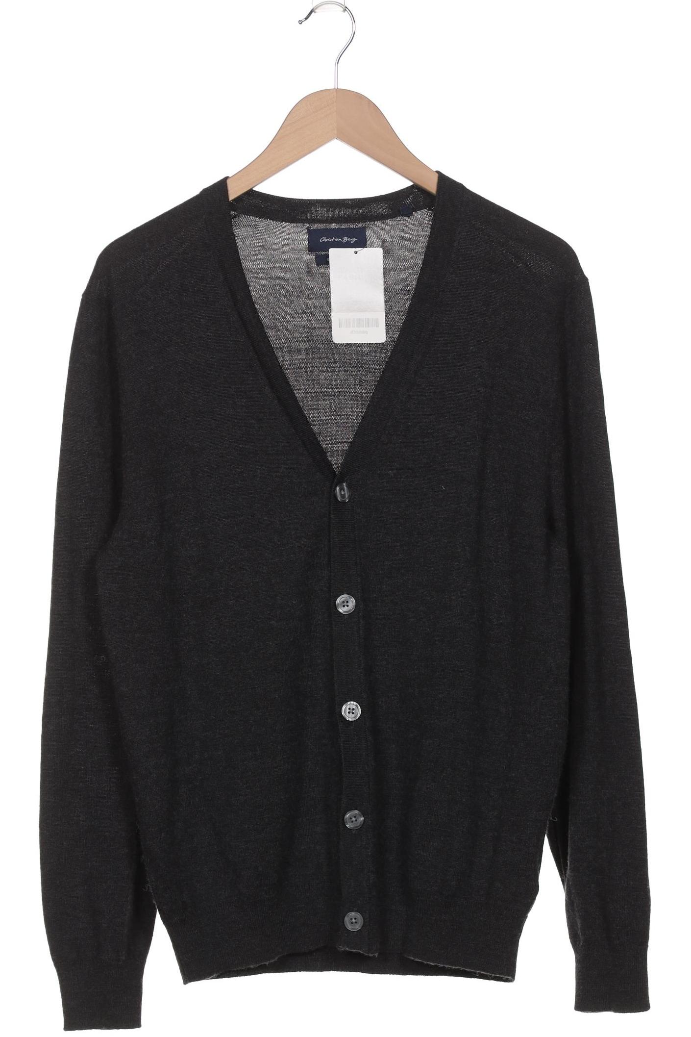 

Christian Berg Herren Strickjacke, grau, Gr. 52
