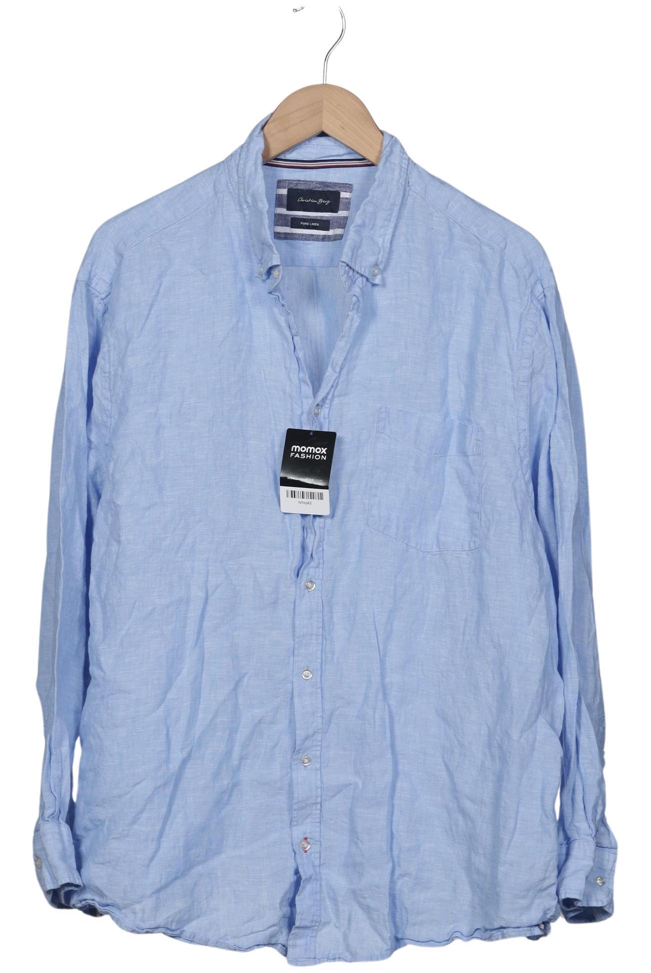 

Christian Berg Herren Hemd, blau, Gr. 58