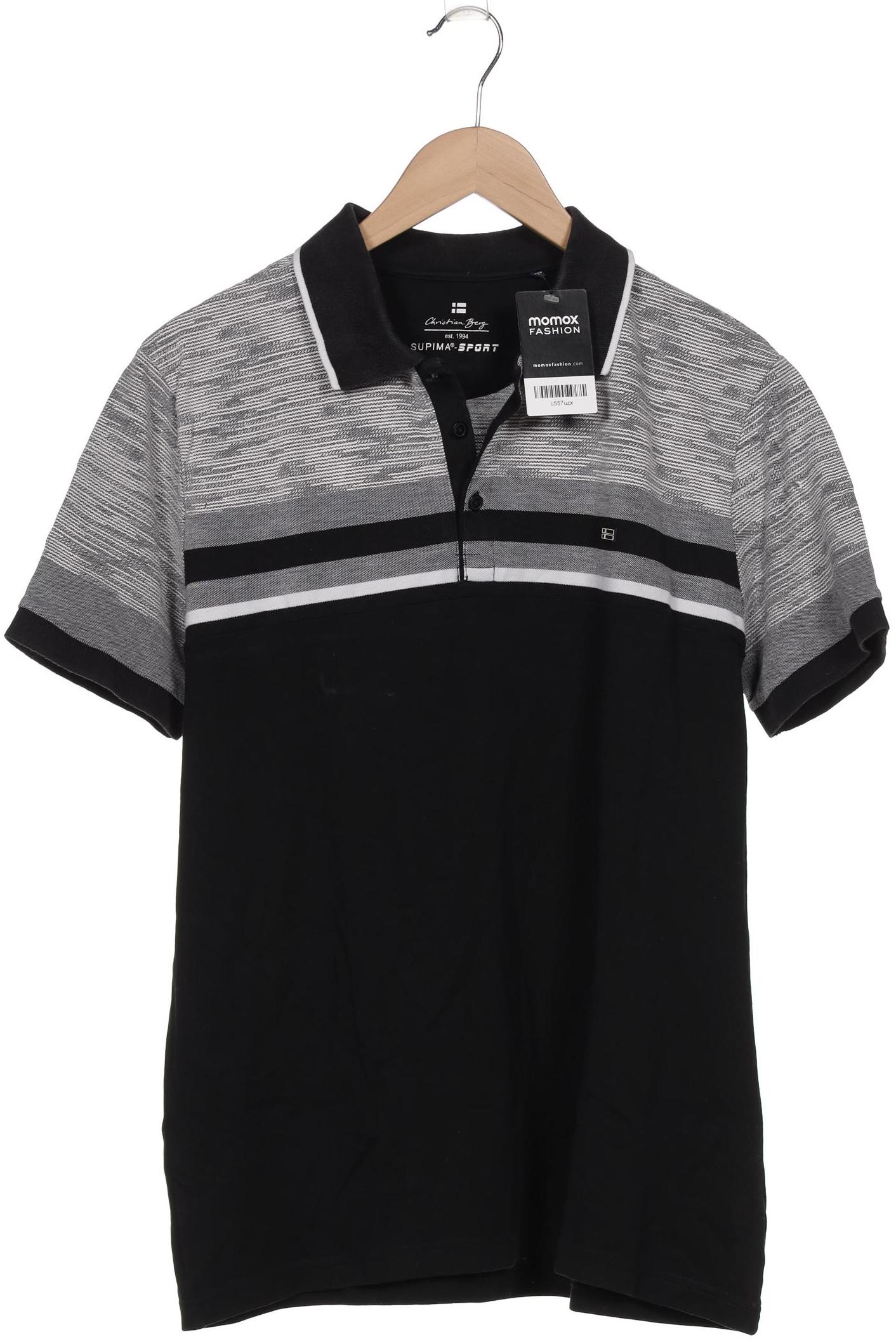 

Christian Berg Herren Poloshirt, schwarz, Gr. 54