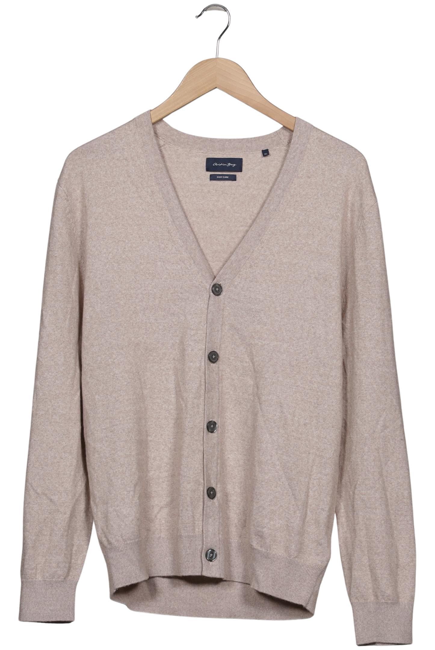 

Christian Berg Herren Strickjacke, beige, Gr. 54