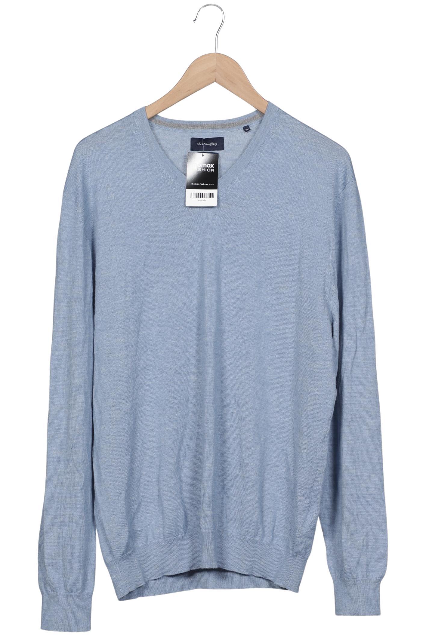 

Christian Berg Herren Pullover, hellblau, Gr. 56