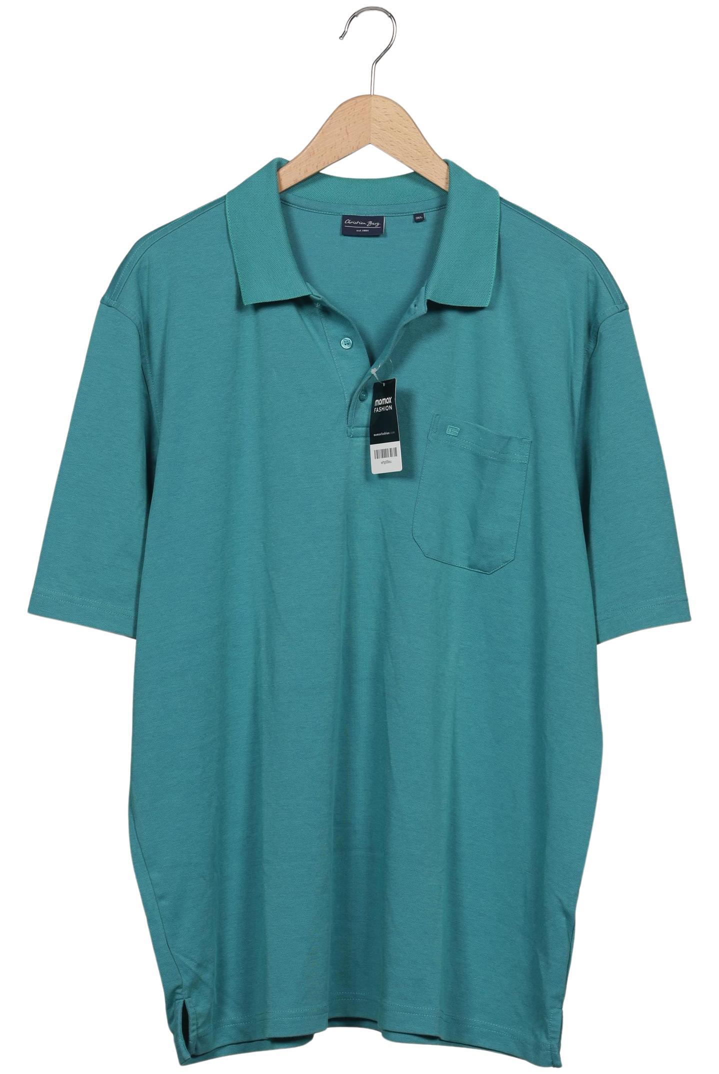 

Christian Berg Herren Poloshirt, türkis, Gr. 58