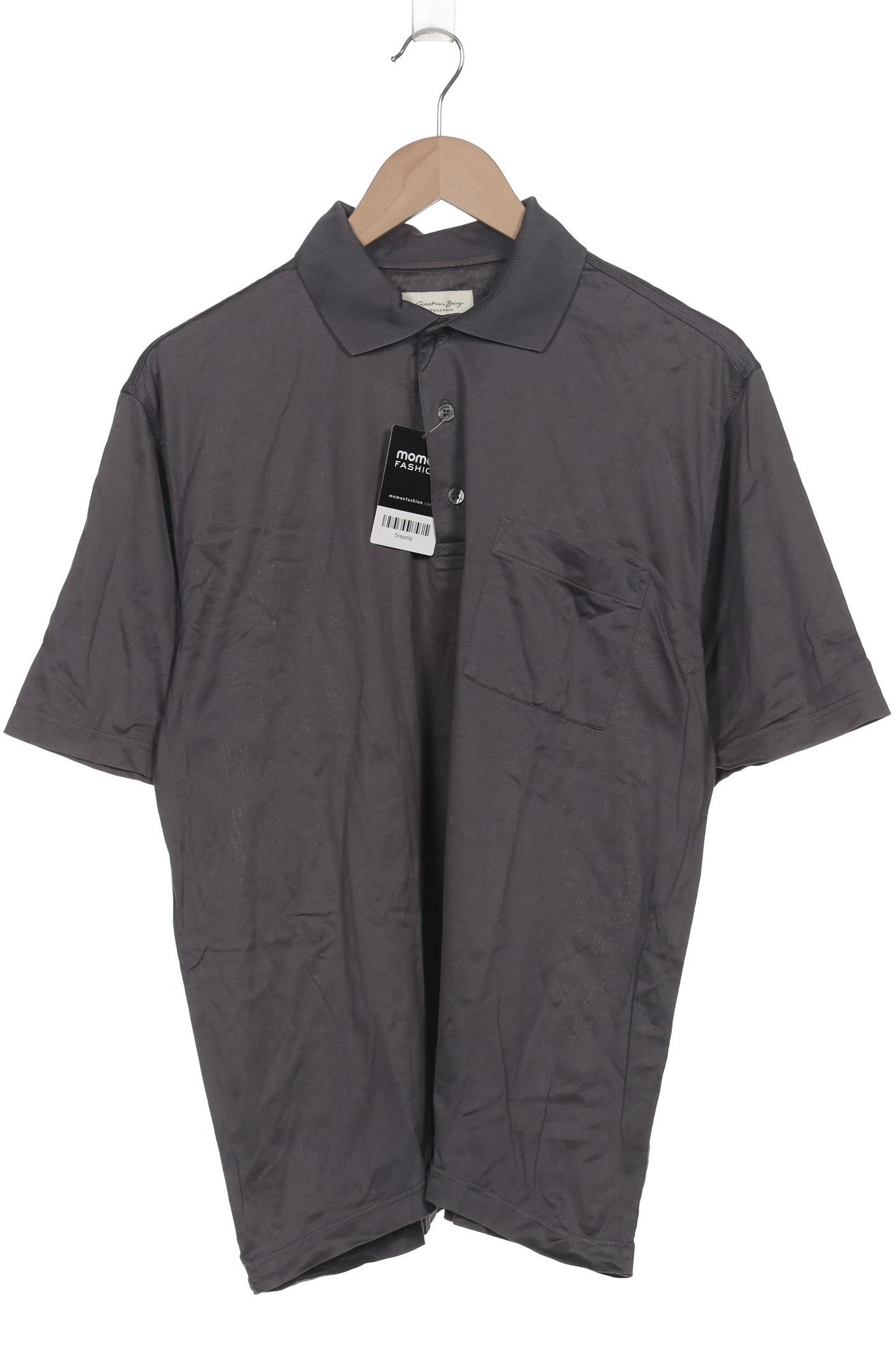 

Christian Berg Herren Poloshirt, grau, Gr. 52