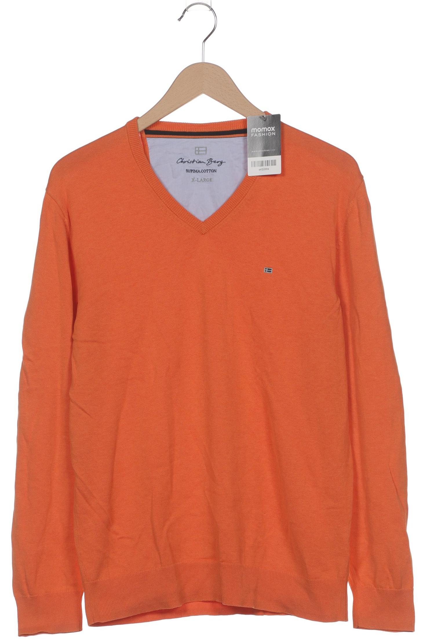 

Christian Berg Herren Pullover, orange, Gr. 54