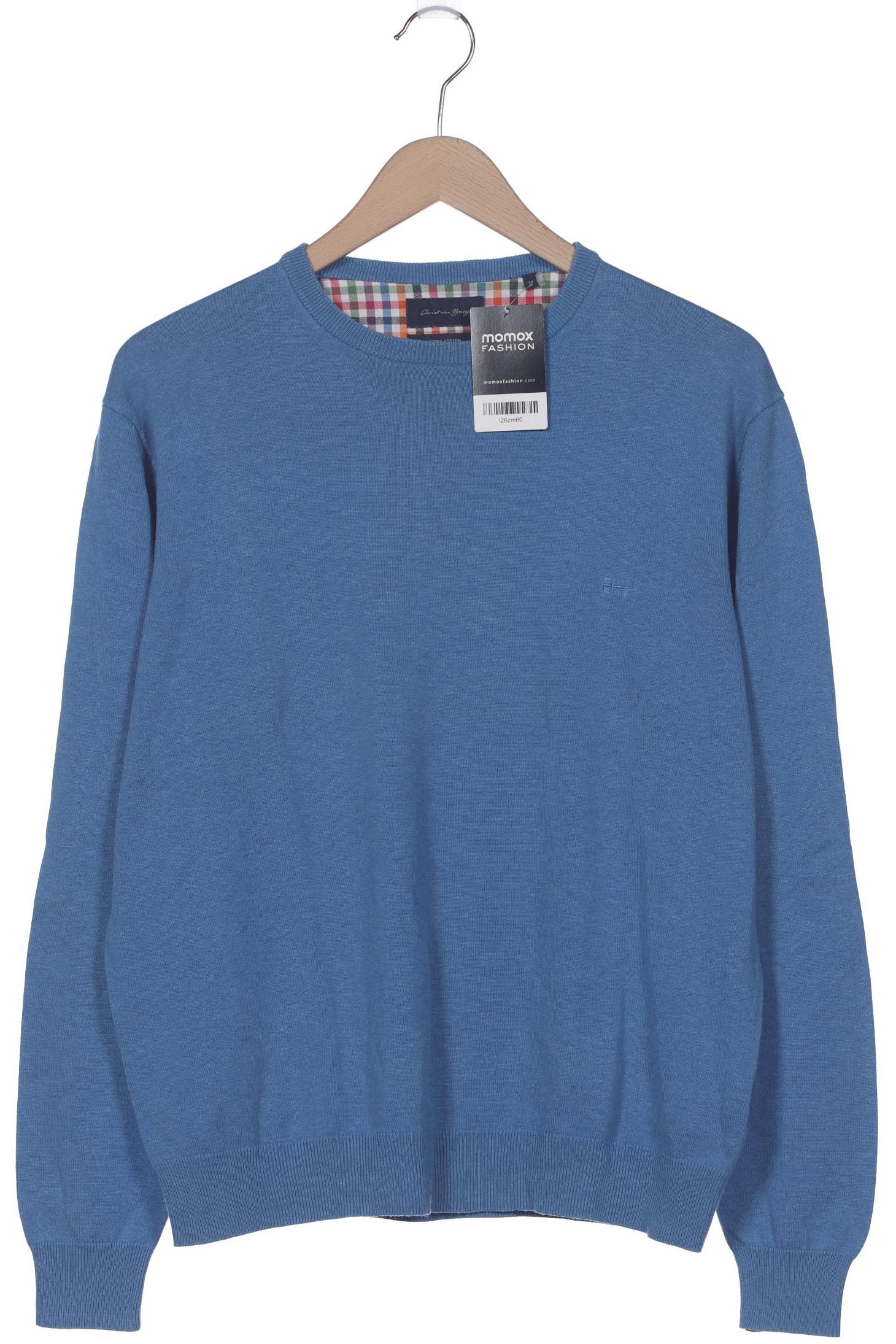 

Christian Berg Herren Pullover, blau, Gr. 48