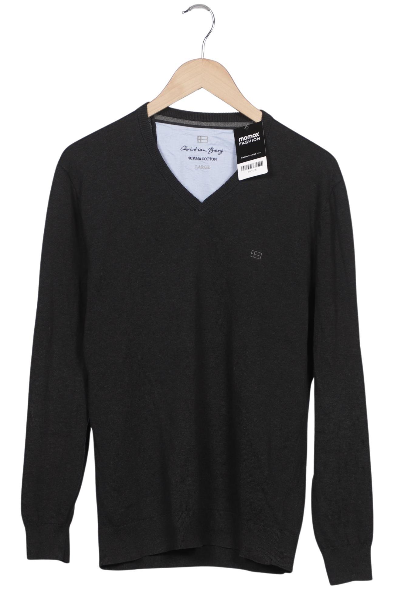 

Christian Berg Herren Pullover, grau, Gr. 52