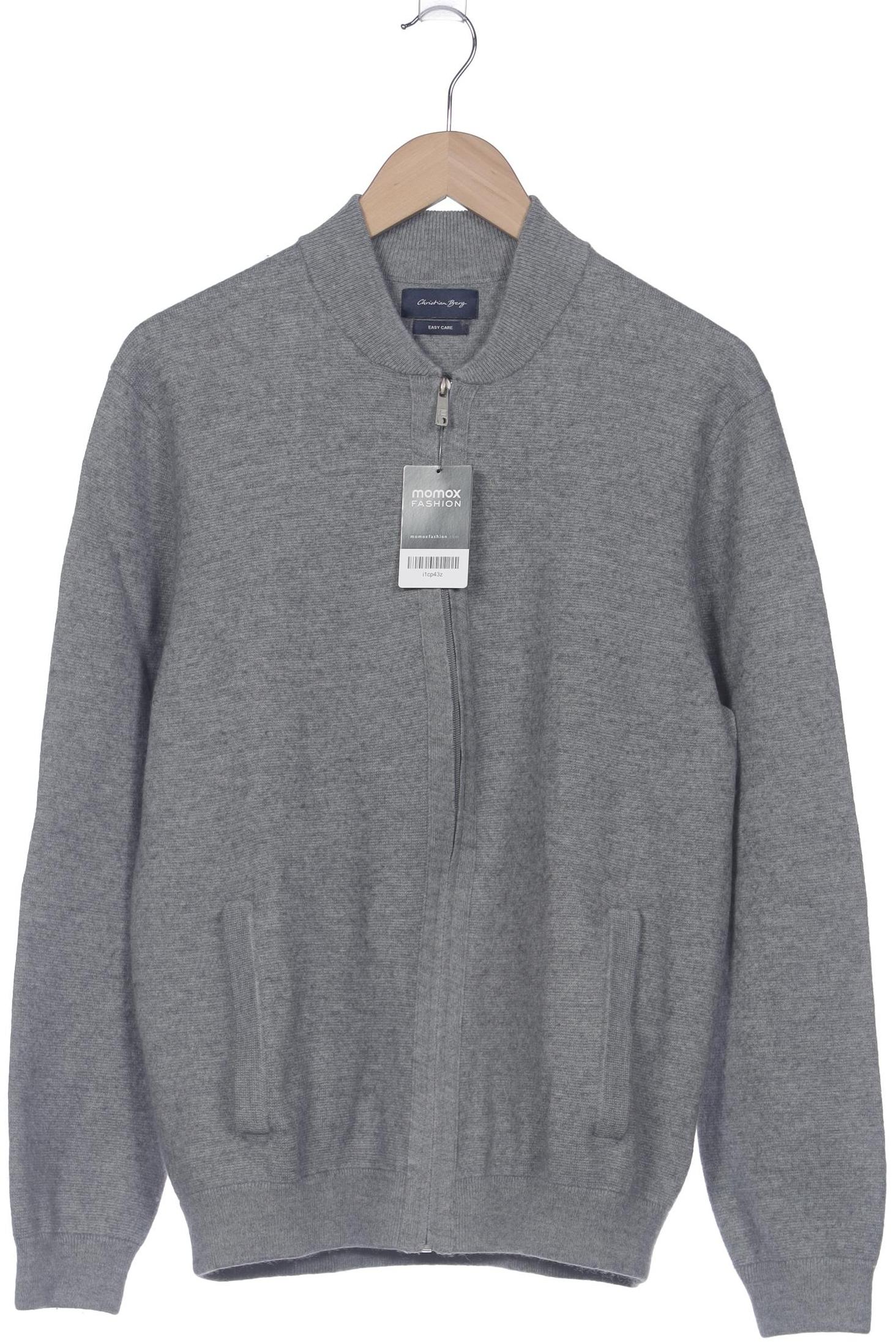 

Christian Berg Herren Strickjacke, grau, Gr. 56