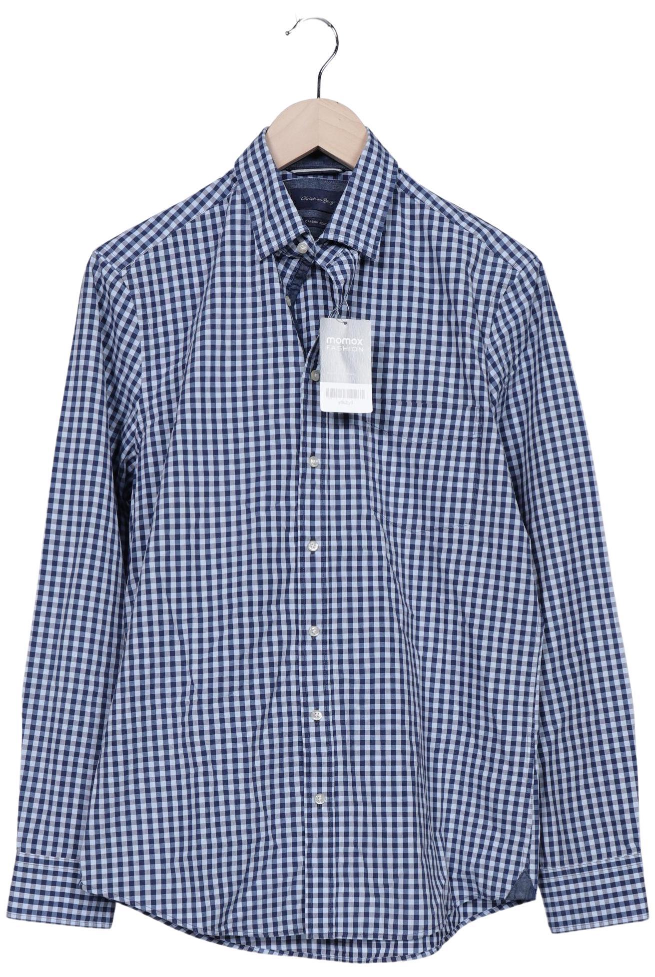 

Christian Berg Herren Hemd, blau, Gr. 46