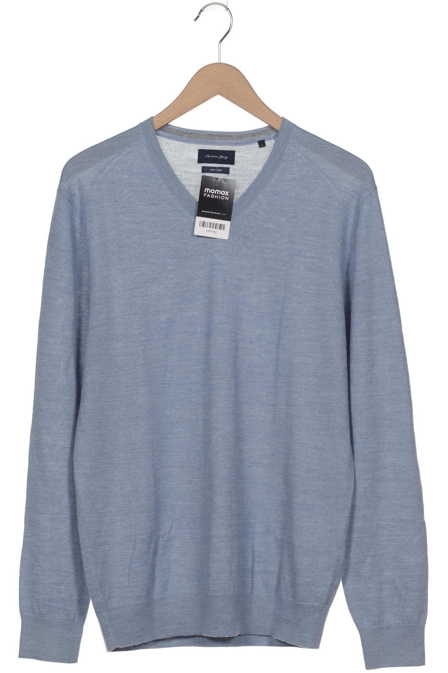 

Christian Berg Herren Pullover, hellblau, Gr. 52