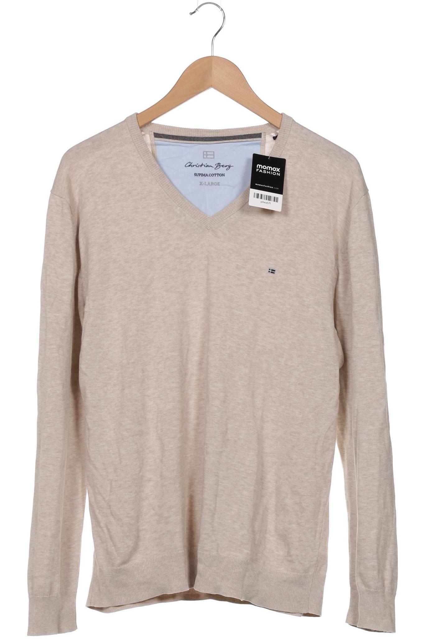 

Christian Berg Herren Pullover, beige, Gr. 54
