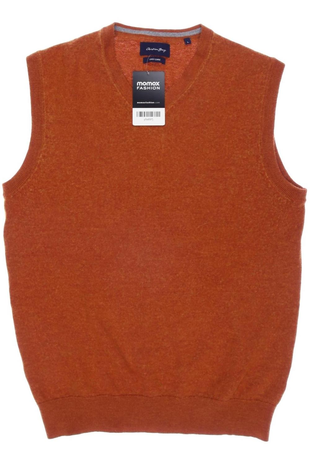 

Christian Berg Herren Pullover, orange, Gr. 52