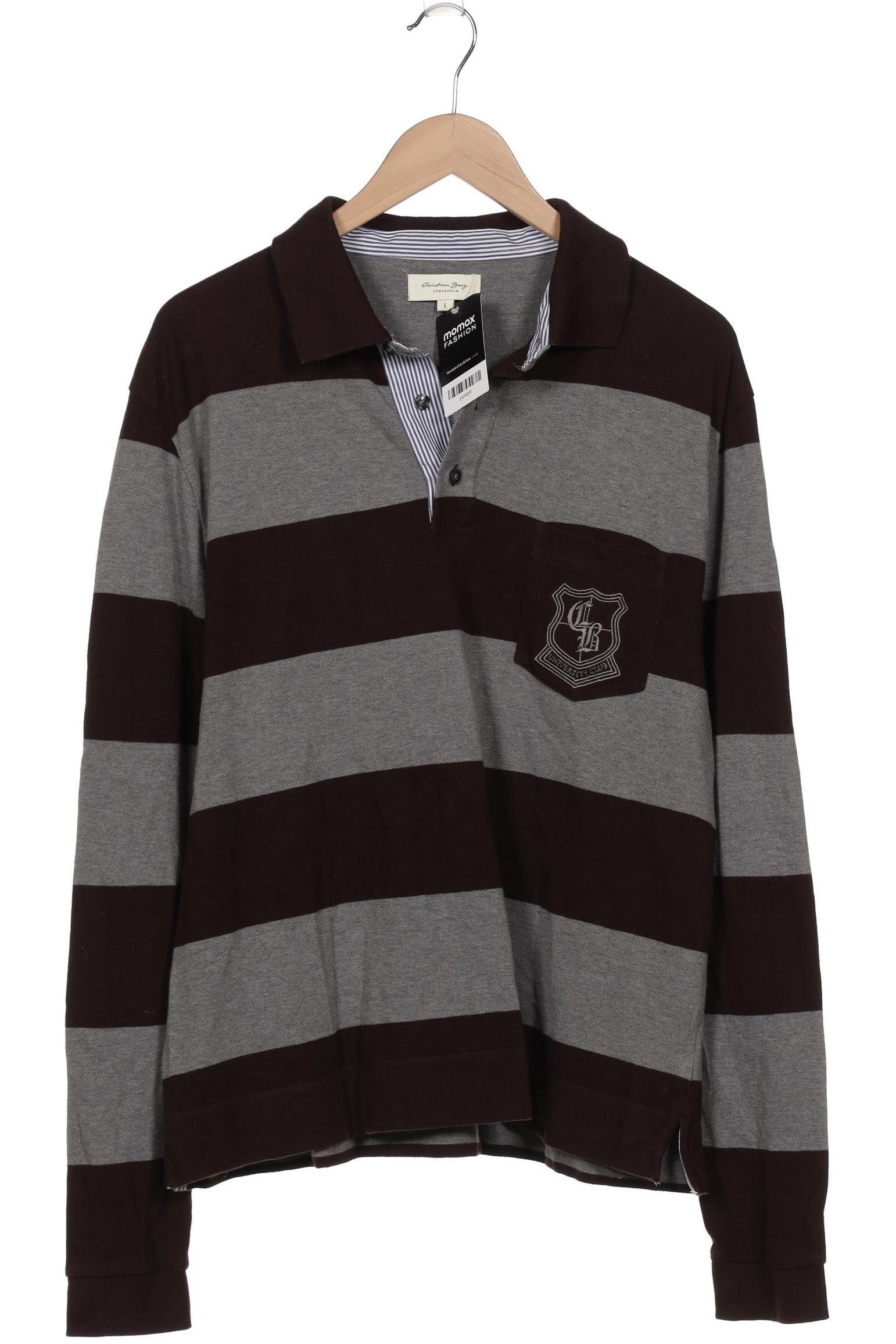 

Christian Berg Herren Poloshirt, grau, Gr. 52