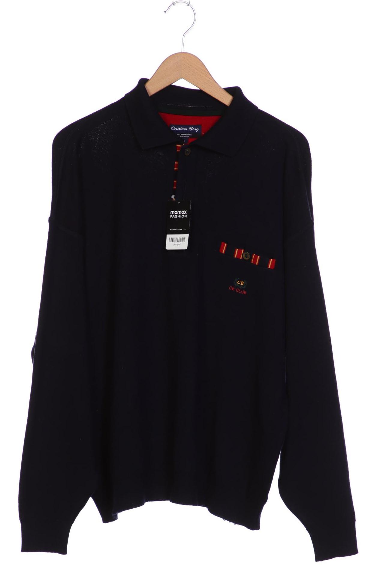 

Christian Berg Herren Pullover, marineblau
