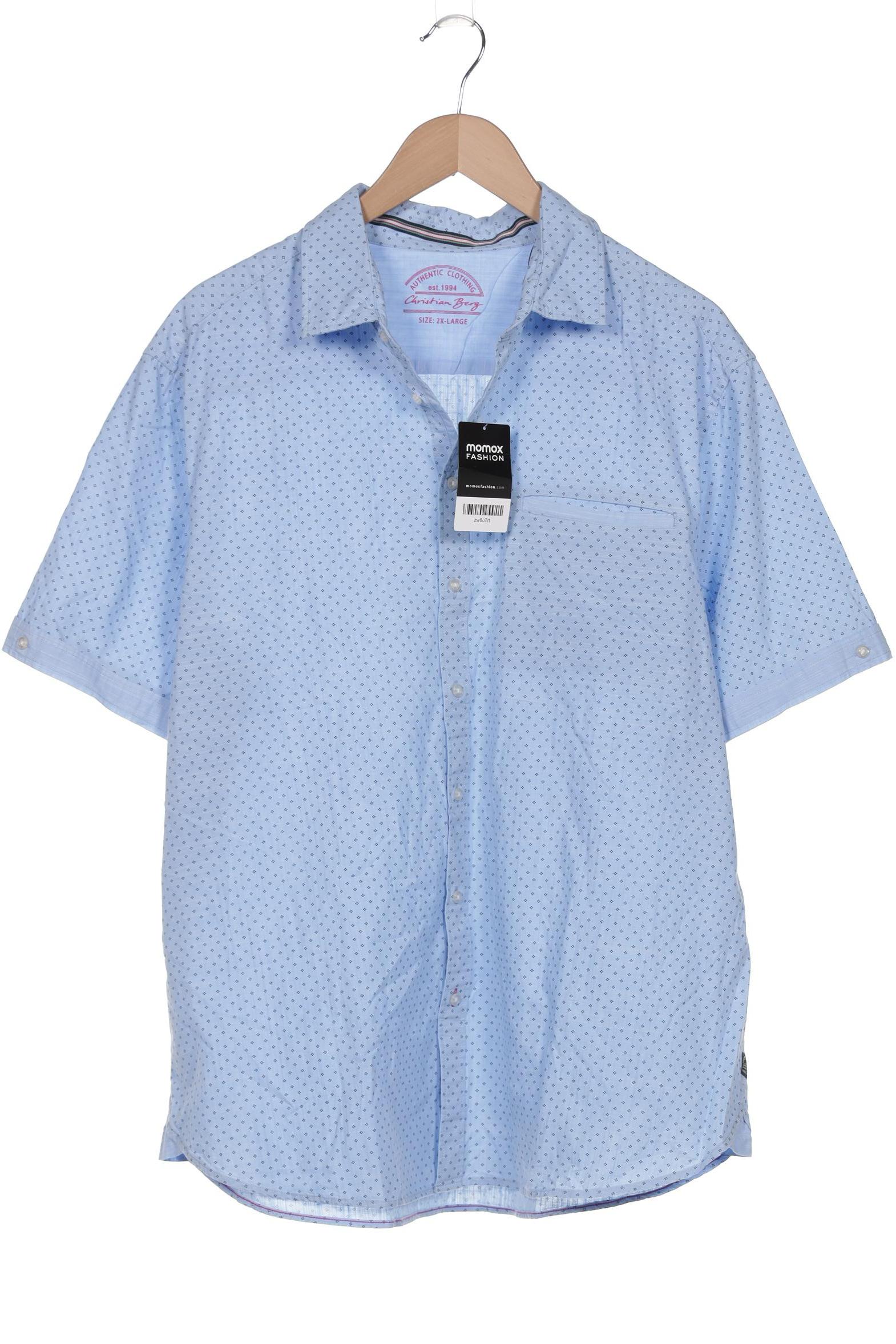 

Christian Berg Herren Hemd, blau, Gr. 56