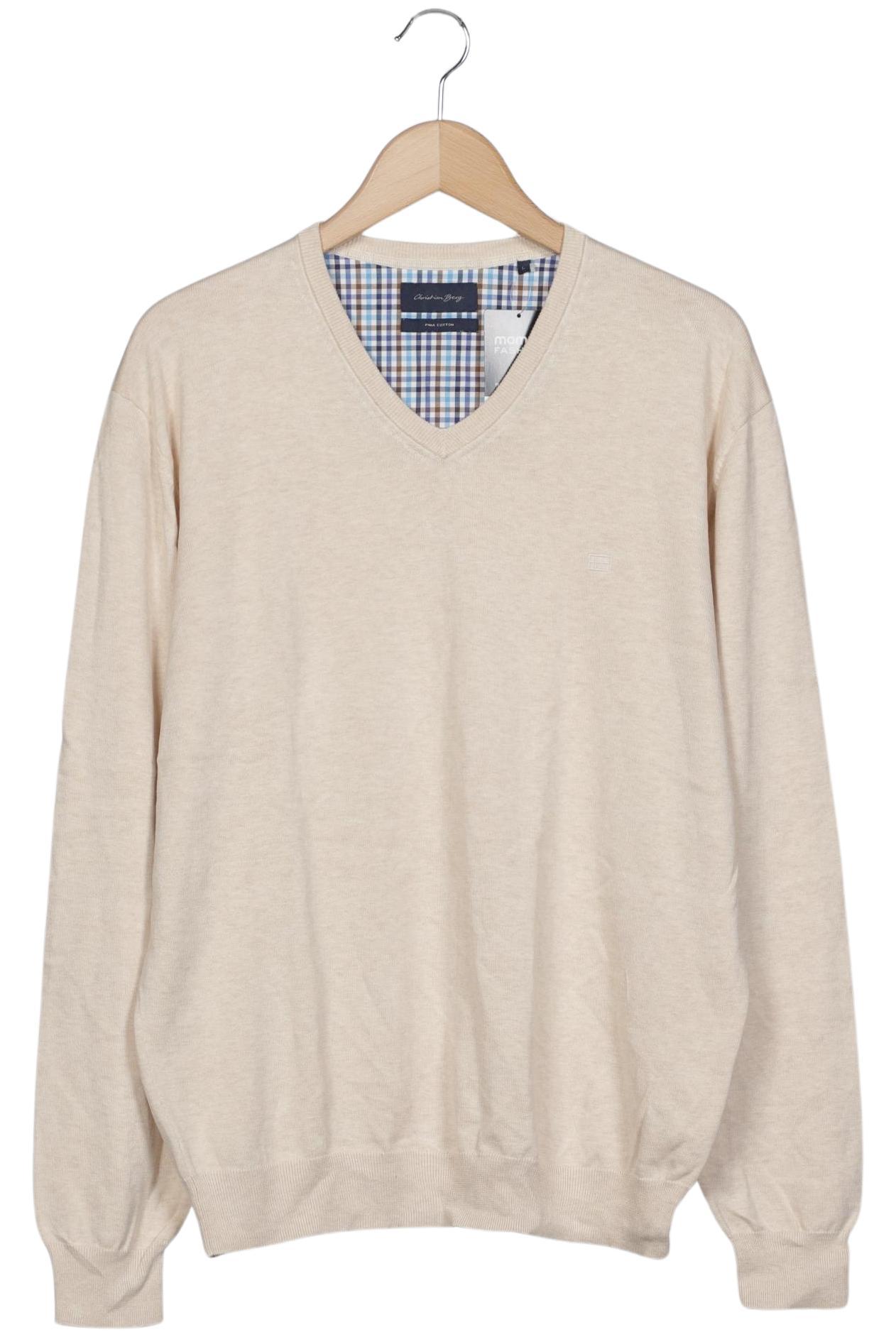 

Christian Berg Herren Pullover, beige, Gr. 52