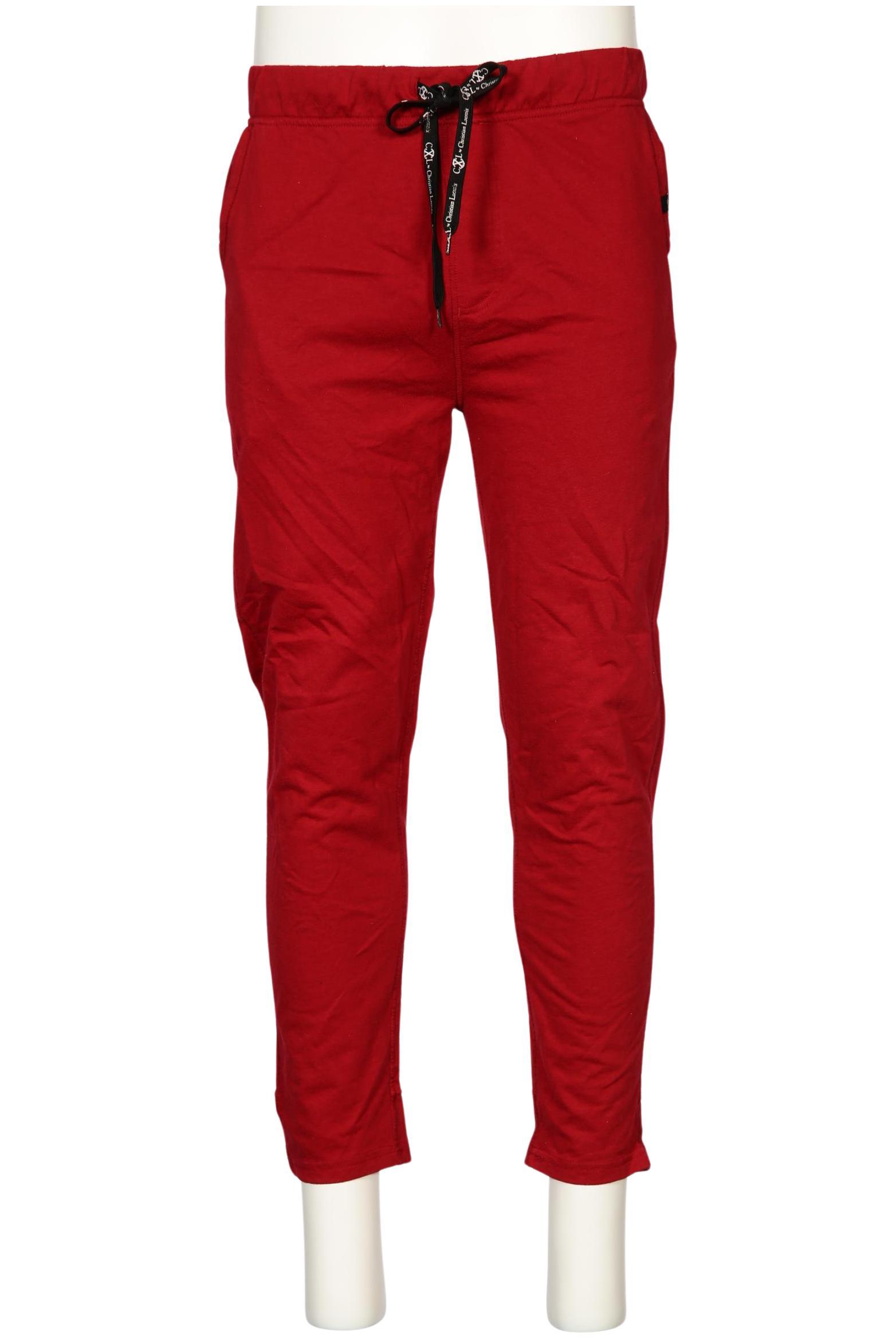

Christian Lacroix Herren Stoffhose, rot, Gr. 0