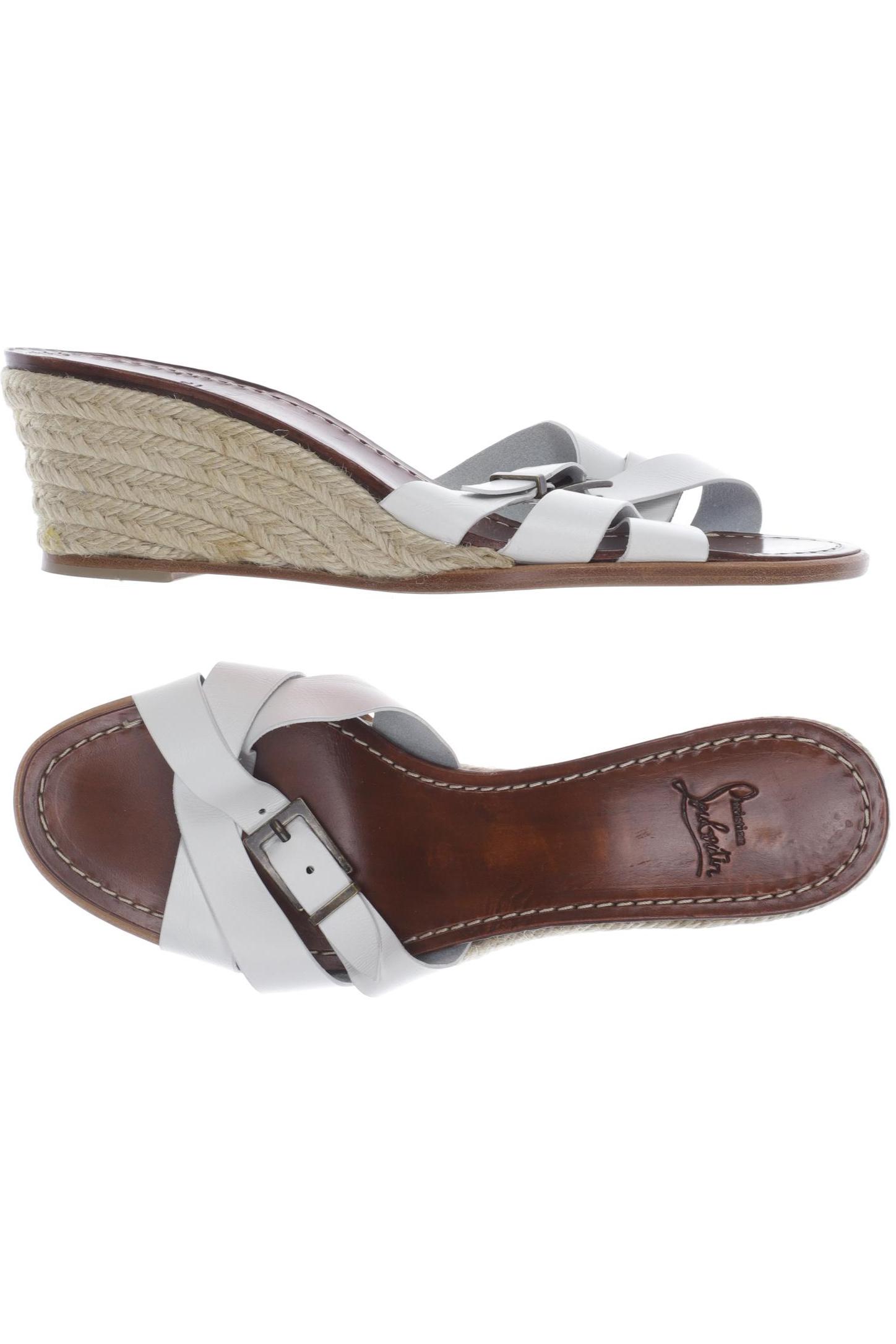 

Christian Louboutin Damen Sandale, weiß, Gr. 38