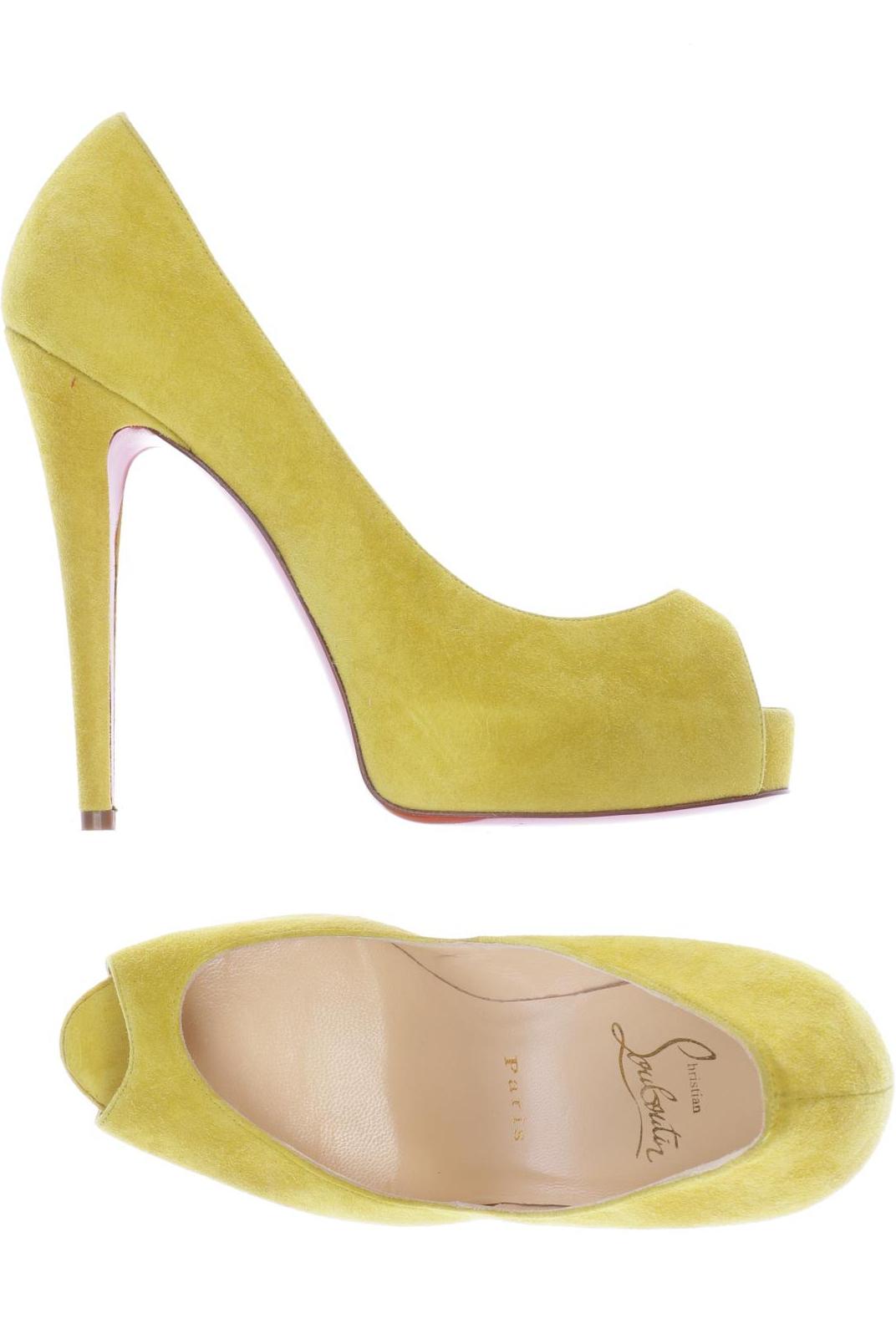 

Christian Louboutin Damen Pumps, gelb