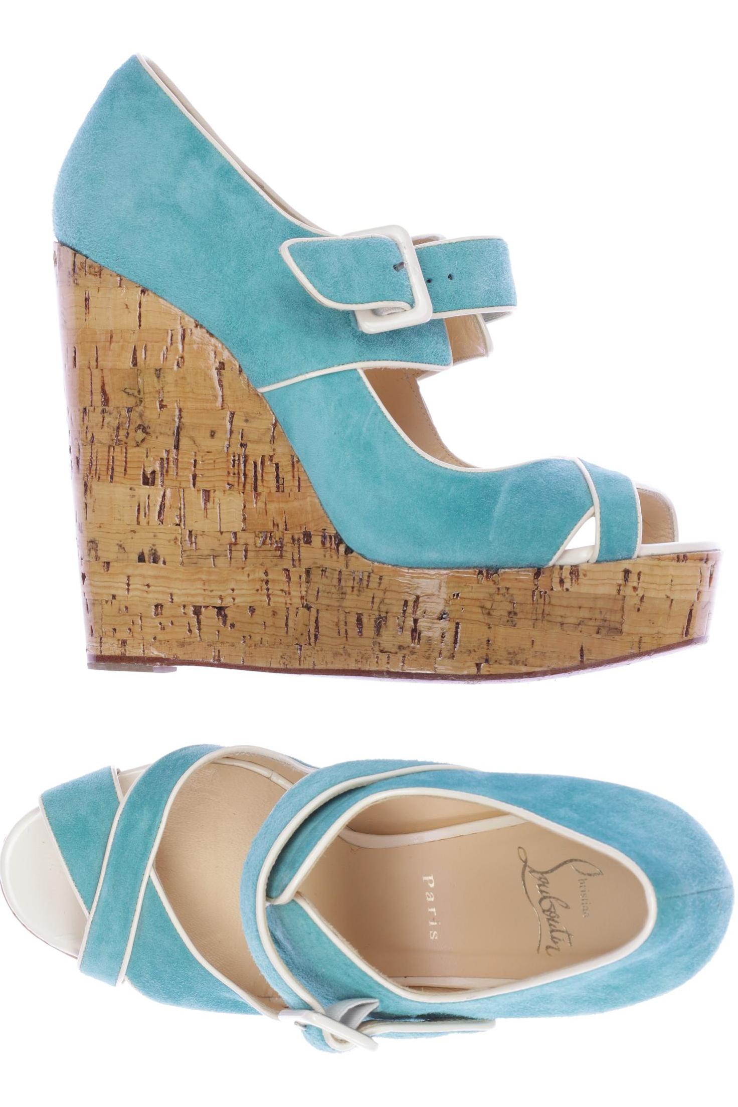 

Christian Louboutin Damen Pumps, türkis, Gr. 41