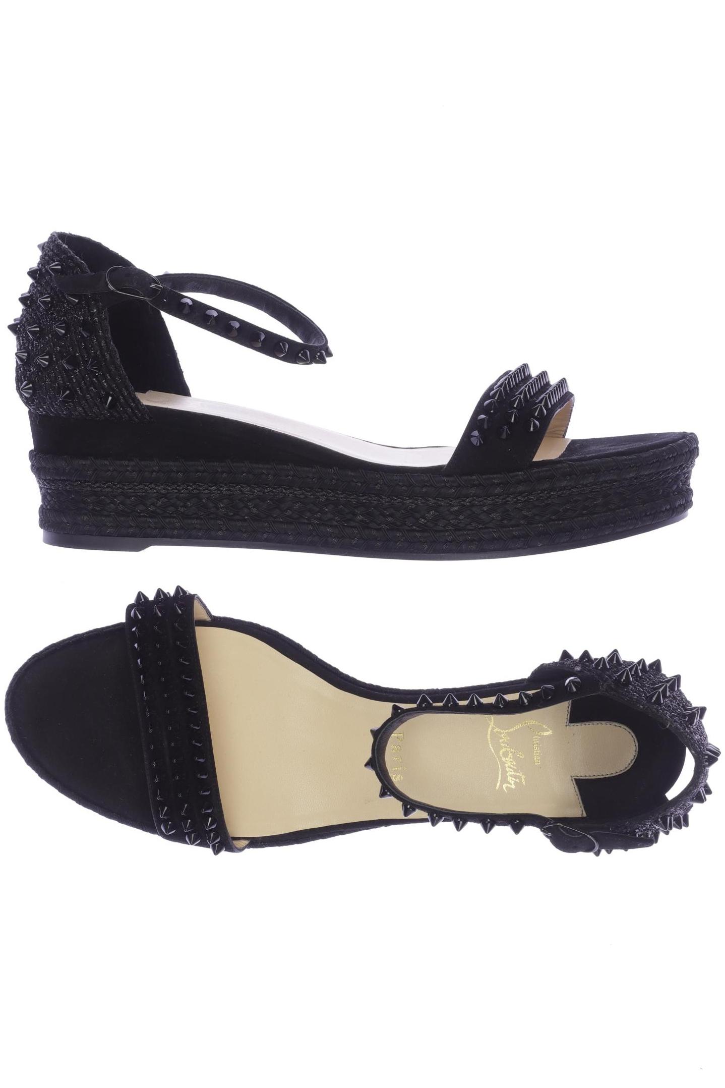 

Christian Louboutin Damen Sandale, schwarz, Gr. 42