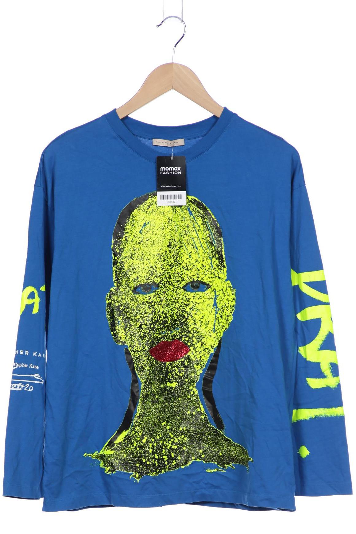 

Christopher Kane Damen Langarmshirt, blau, Gr. 36