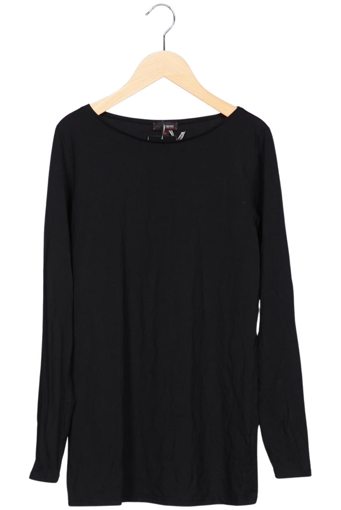 

Cinque Damen Langarmshirt, schwarz, Gr. 40