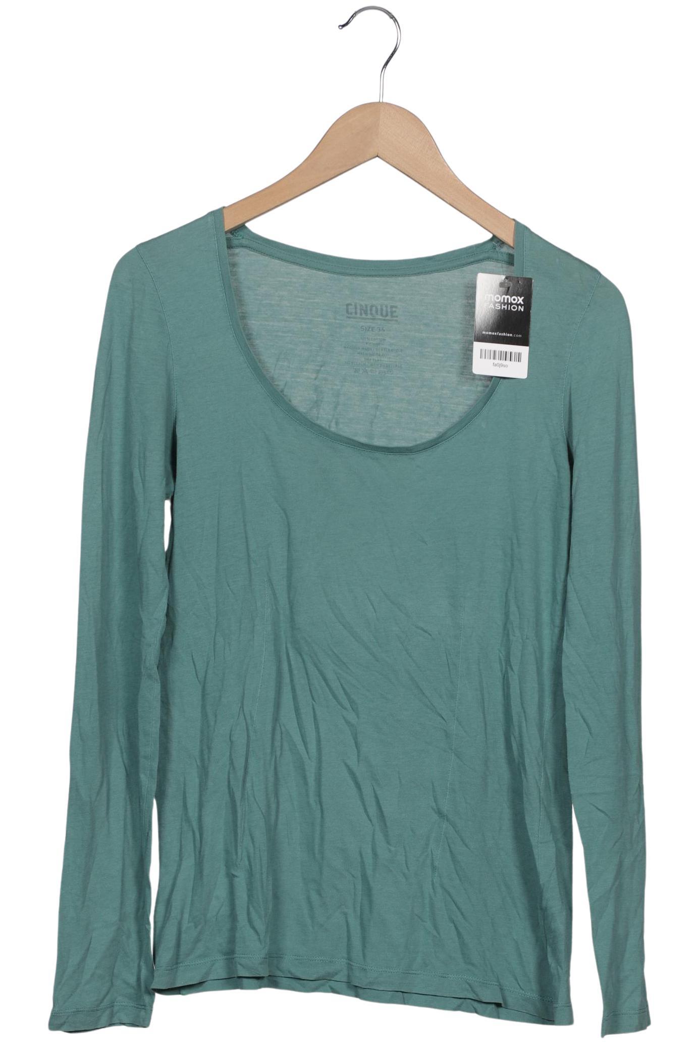 

Cinque Damen Langarmshirt, türkis, Gr. 36