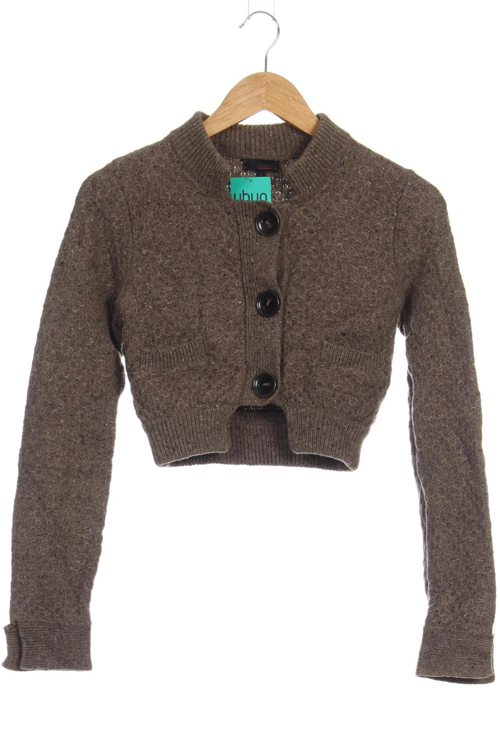 Cinque Strickjacke Damen Cardigan Jacke Gr. S Kaschmir, Wolle braun 