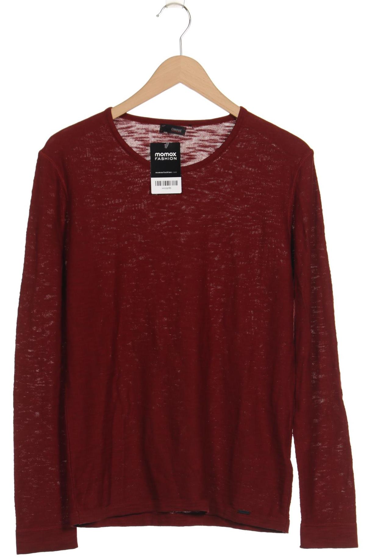 

Cinque Herren Langarmshirt, bordeaux, Gr. 46