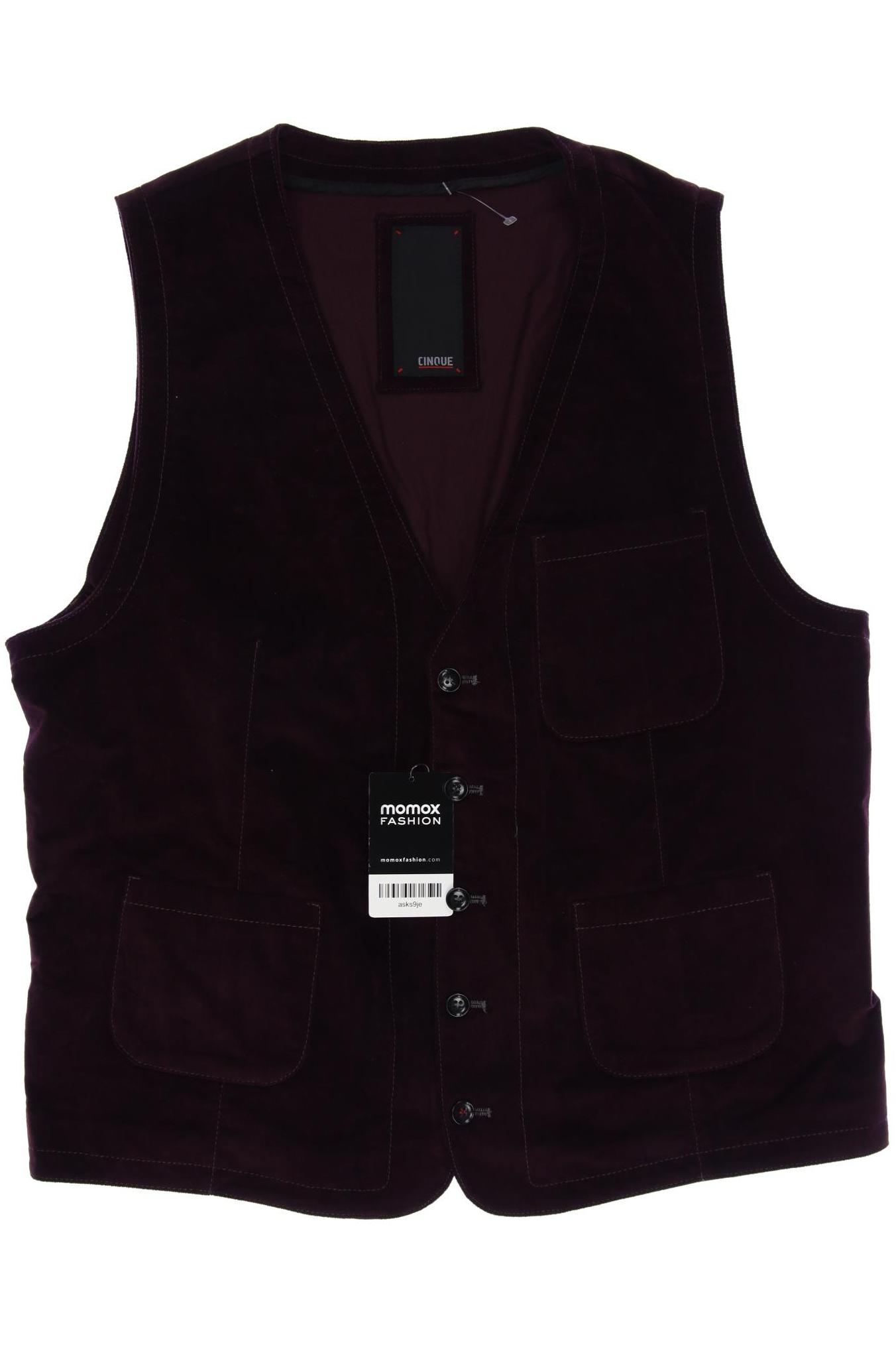 

Cinque Herren Weste, bordeaux, Gr. 50