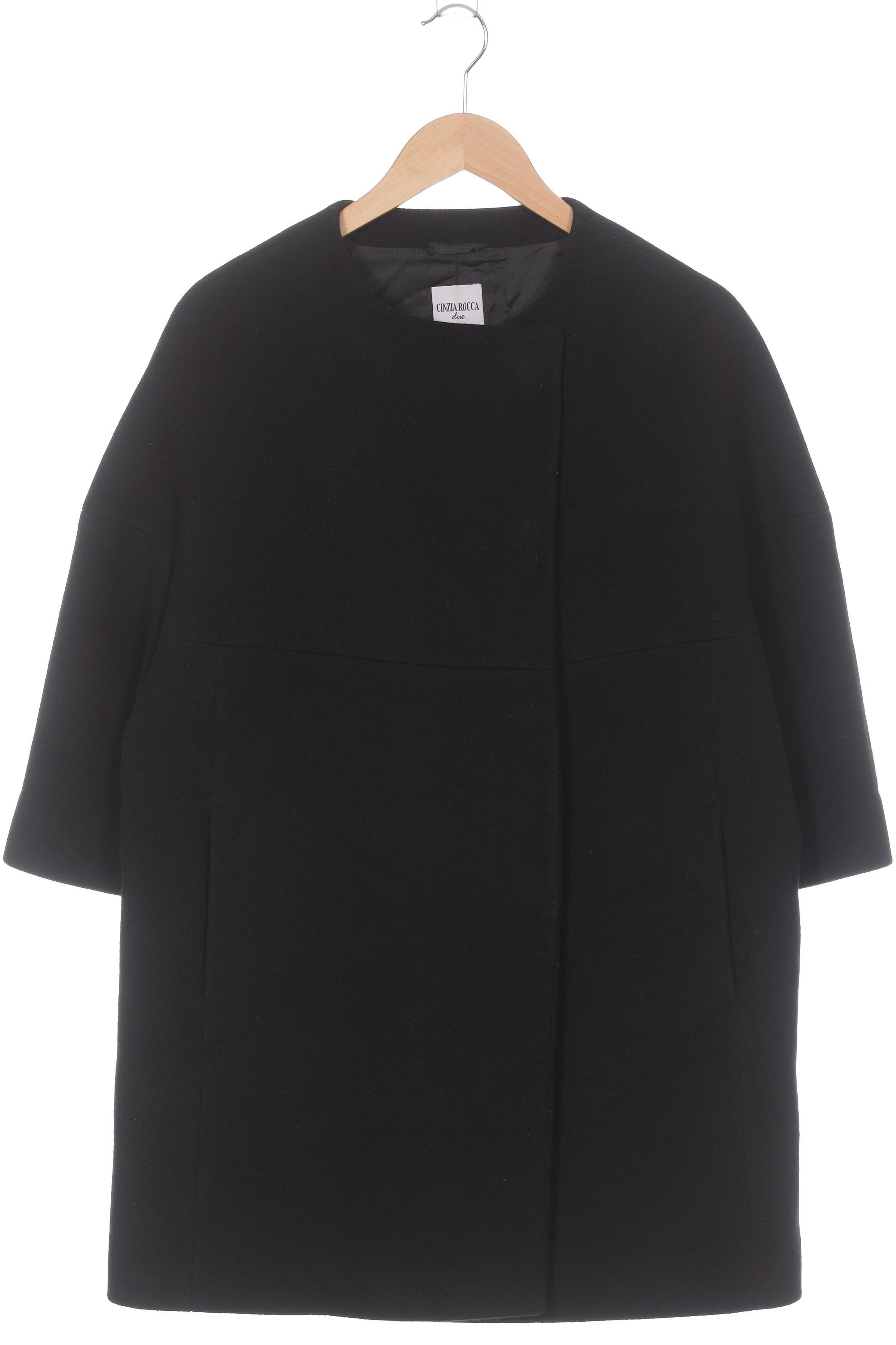 

Cinzia Rocca Damen Mantel, schwarz, Gr. 36