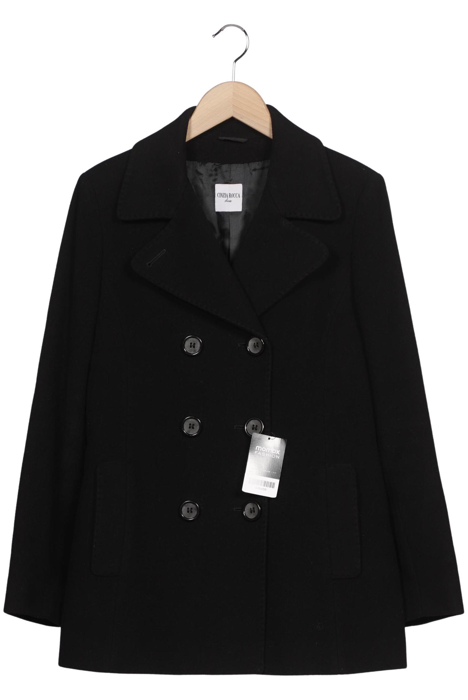 

Cinzia Rocca Damen Mantel, schwarz, Gr. 38
