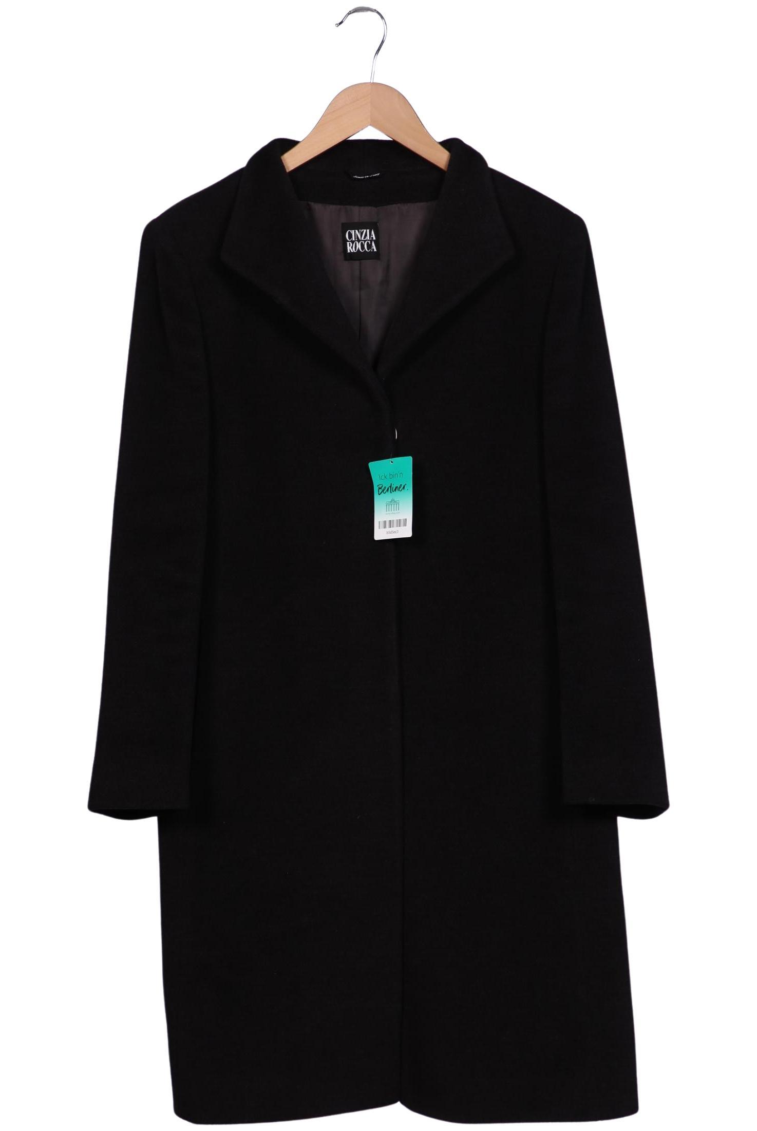 

Cinzia Rocca Damen Mantel, schwarz, Gr. 42