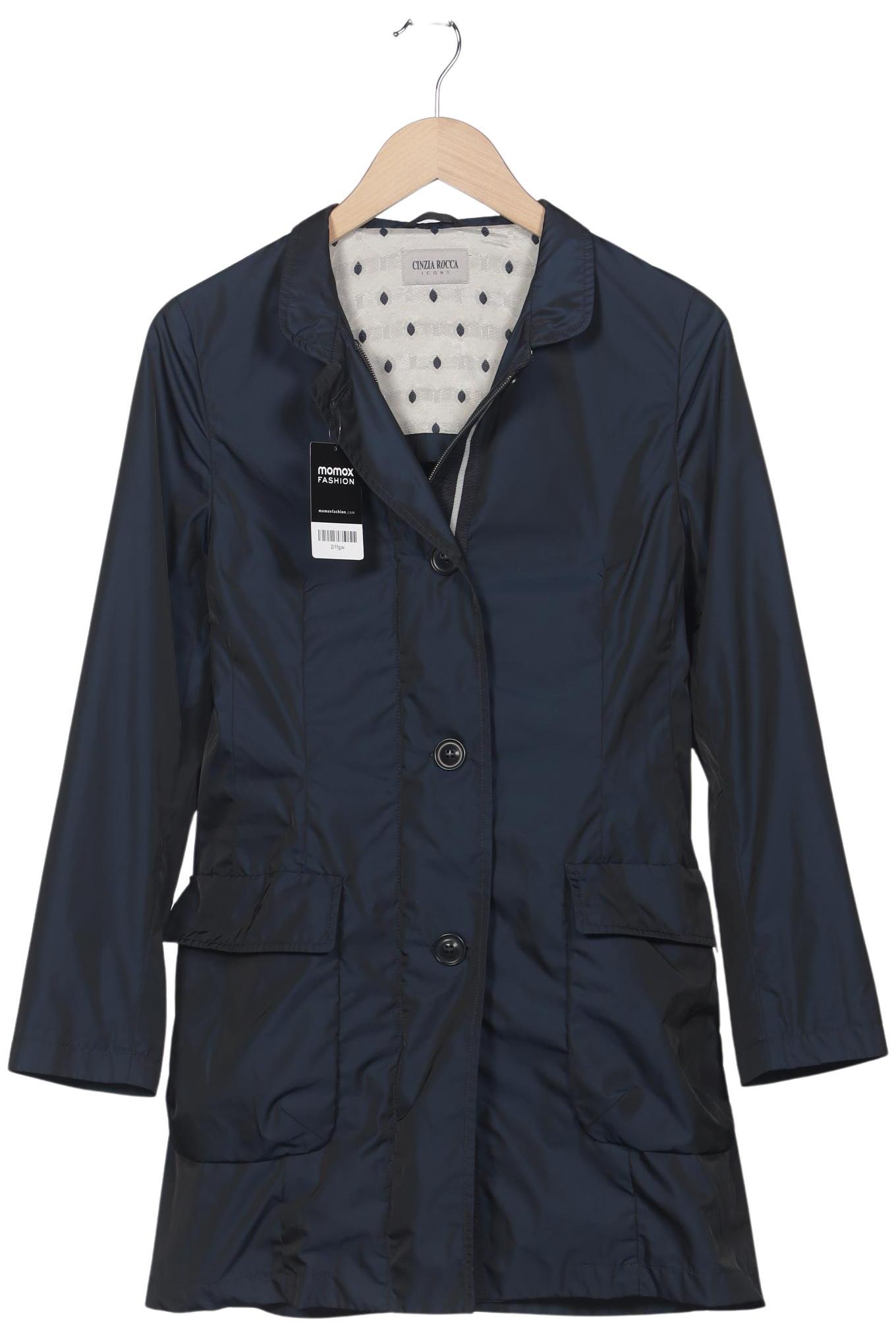

Cinzia Rocca Damen Mantel, marineblau, Gr. 36