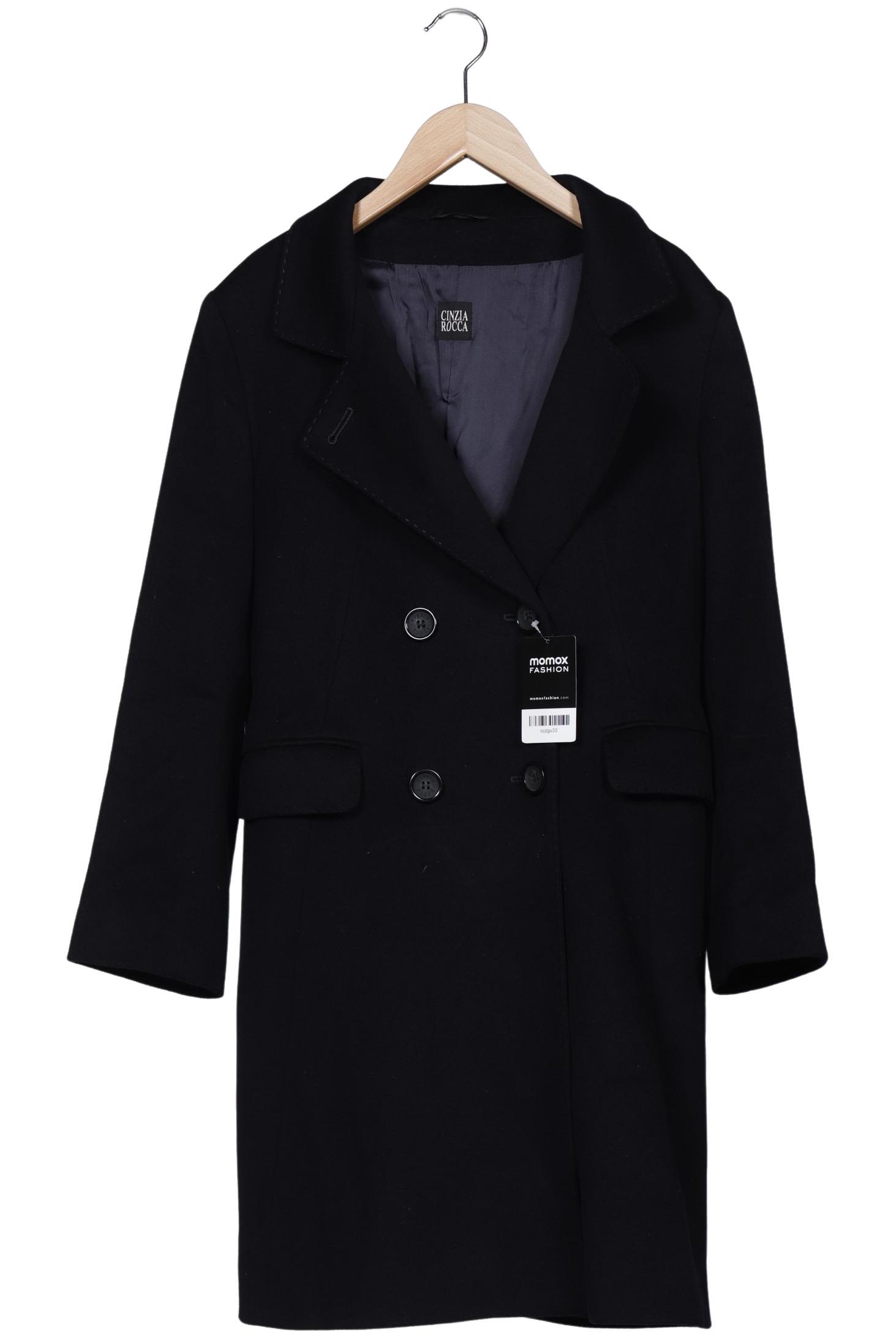 

Cinzia Rocca Damen Mantel, schwarz, Gr. 38