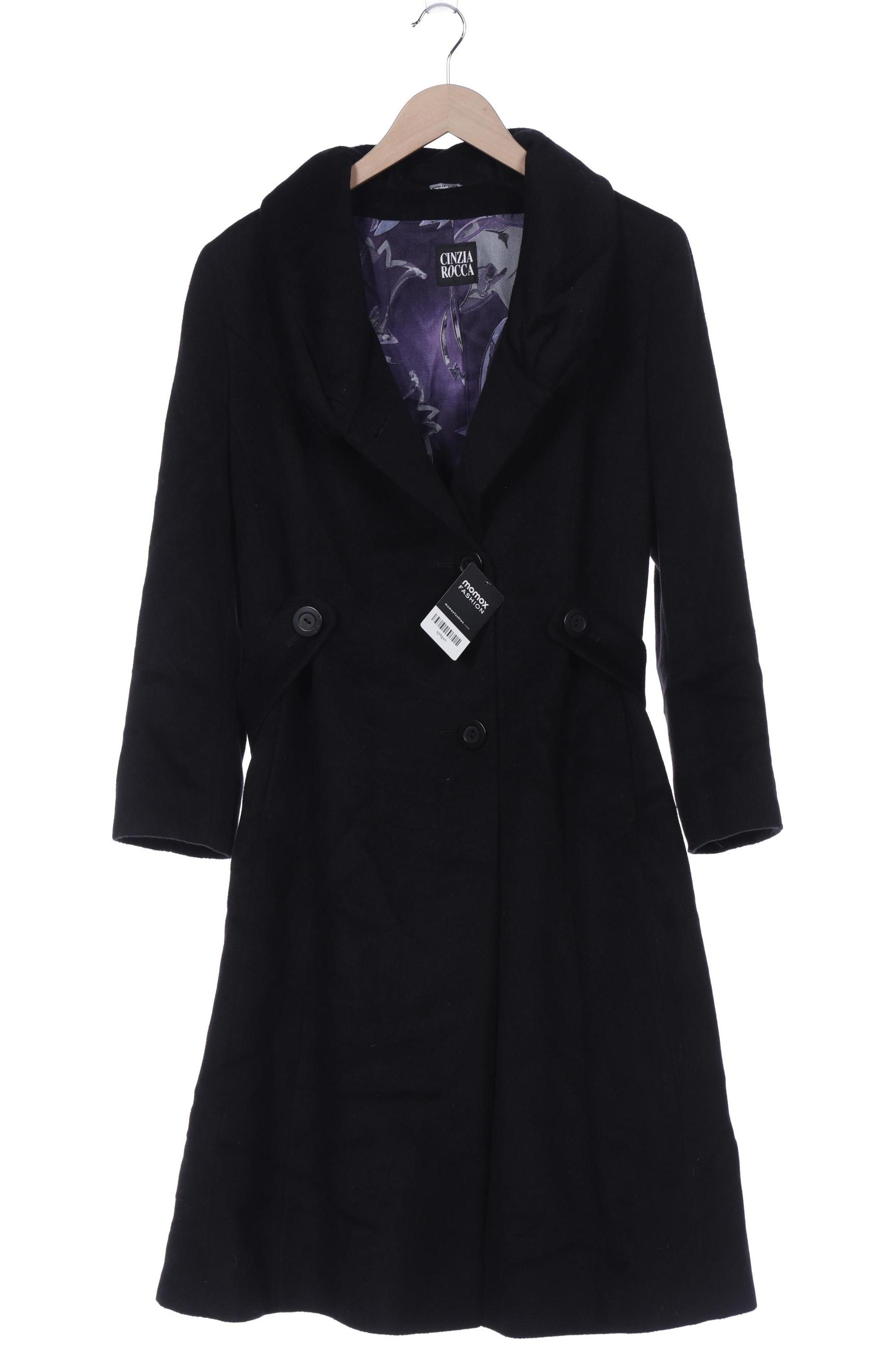 

Cinzia Rocca Damen Mantel, schwarz, Gr. 40