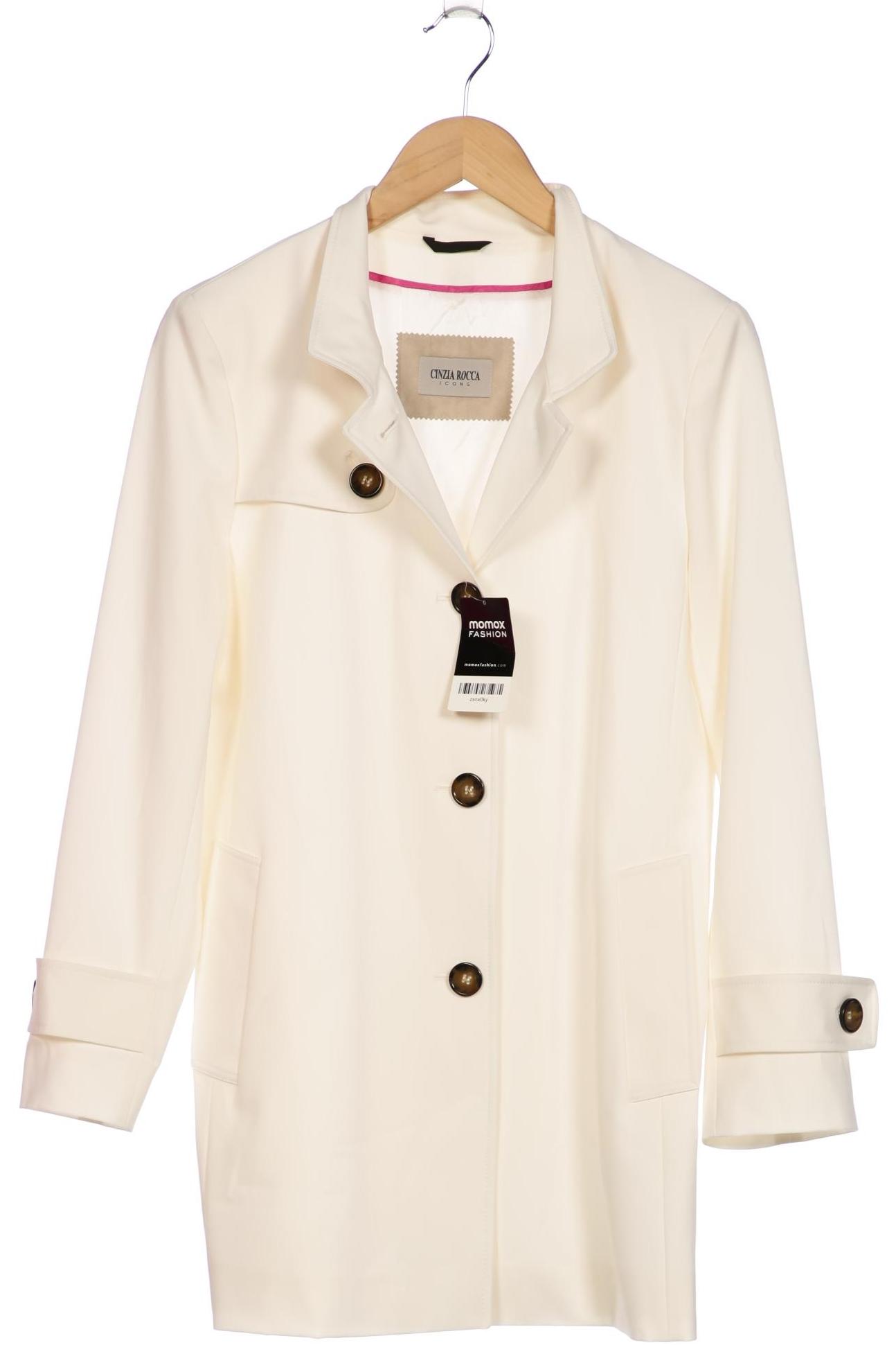 

Cinzia Rocca Damen Mantel, cremeweiß, Gr. 36