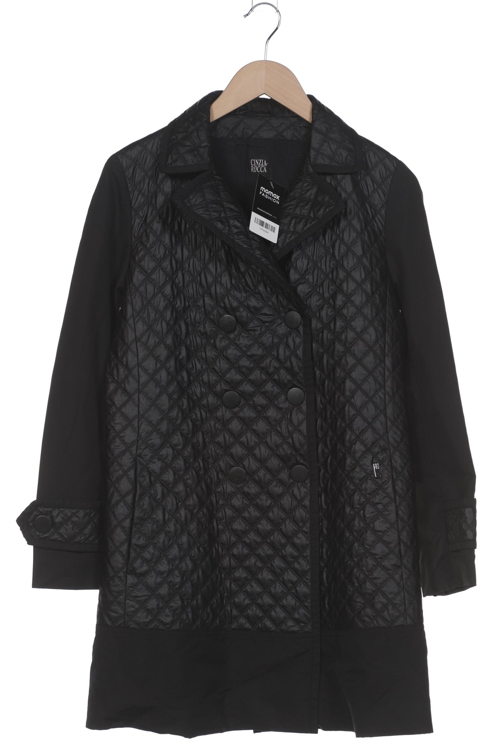 

Cinzia Rocca Damen Mantel, schwarz, Gr. 36