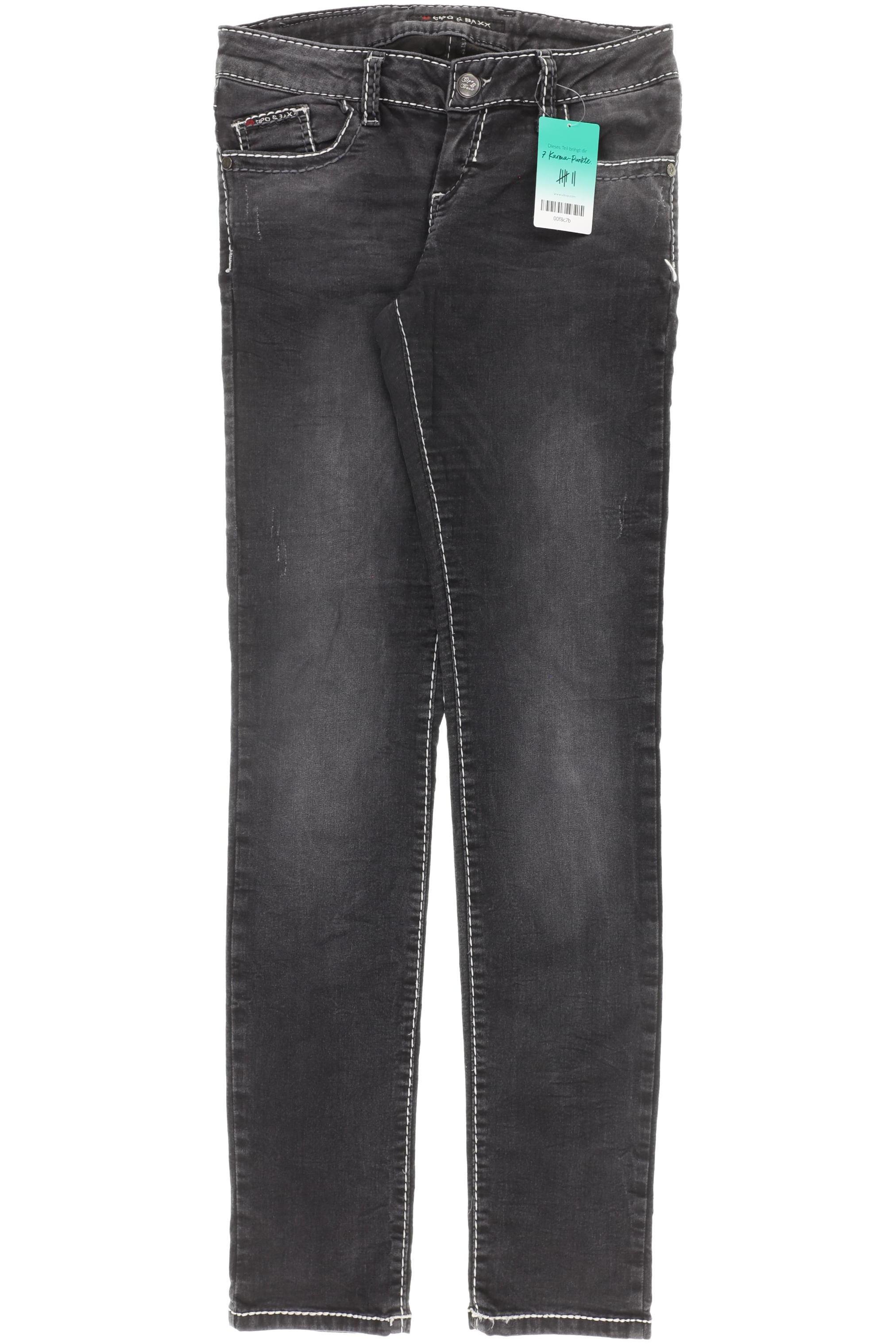 

Cipo & Baxx Damen Jeans, schwarz, Gr. 30